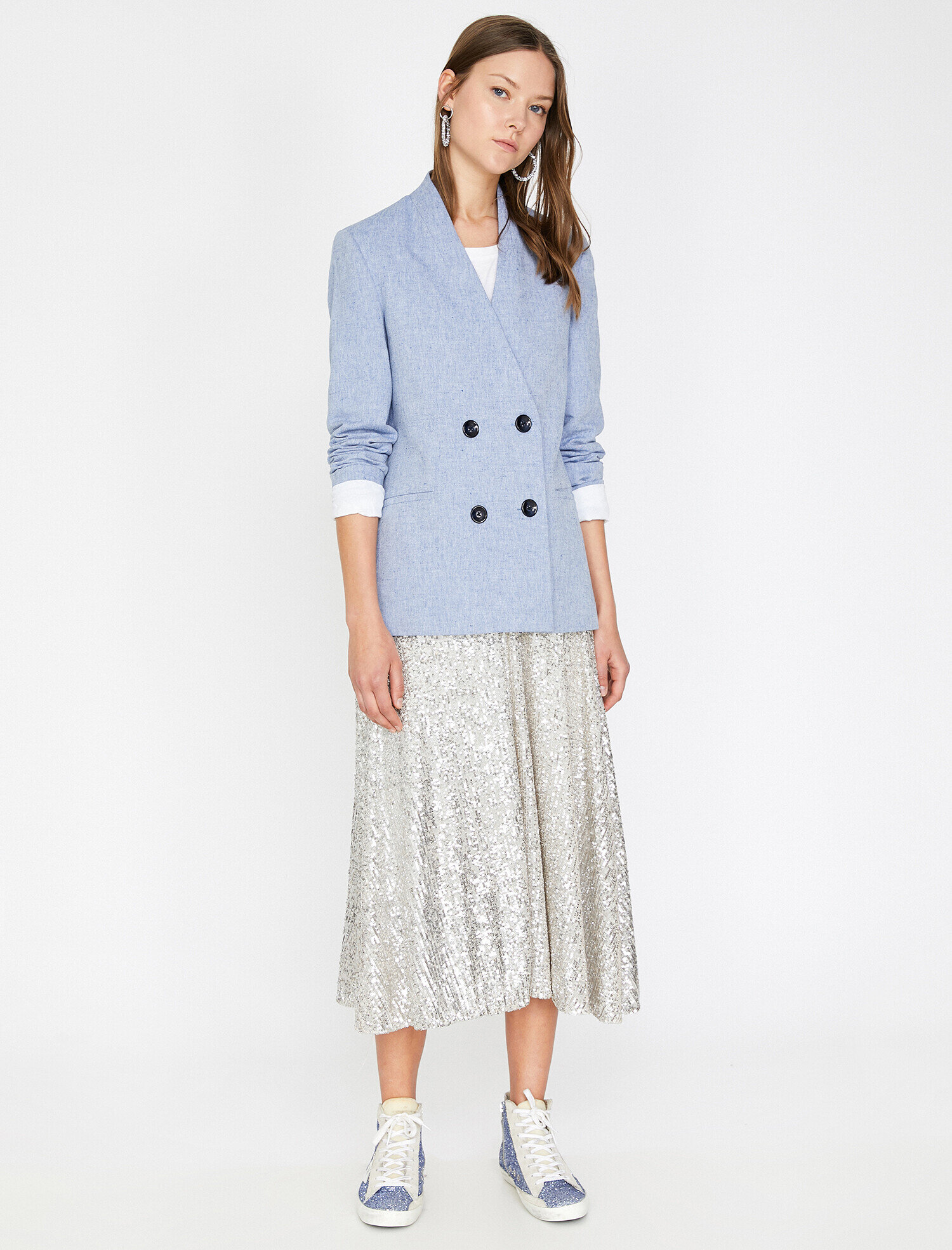 Düğme Detaylı Ceket