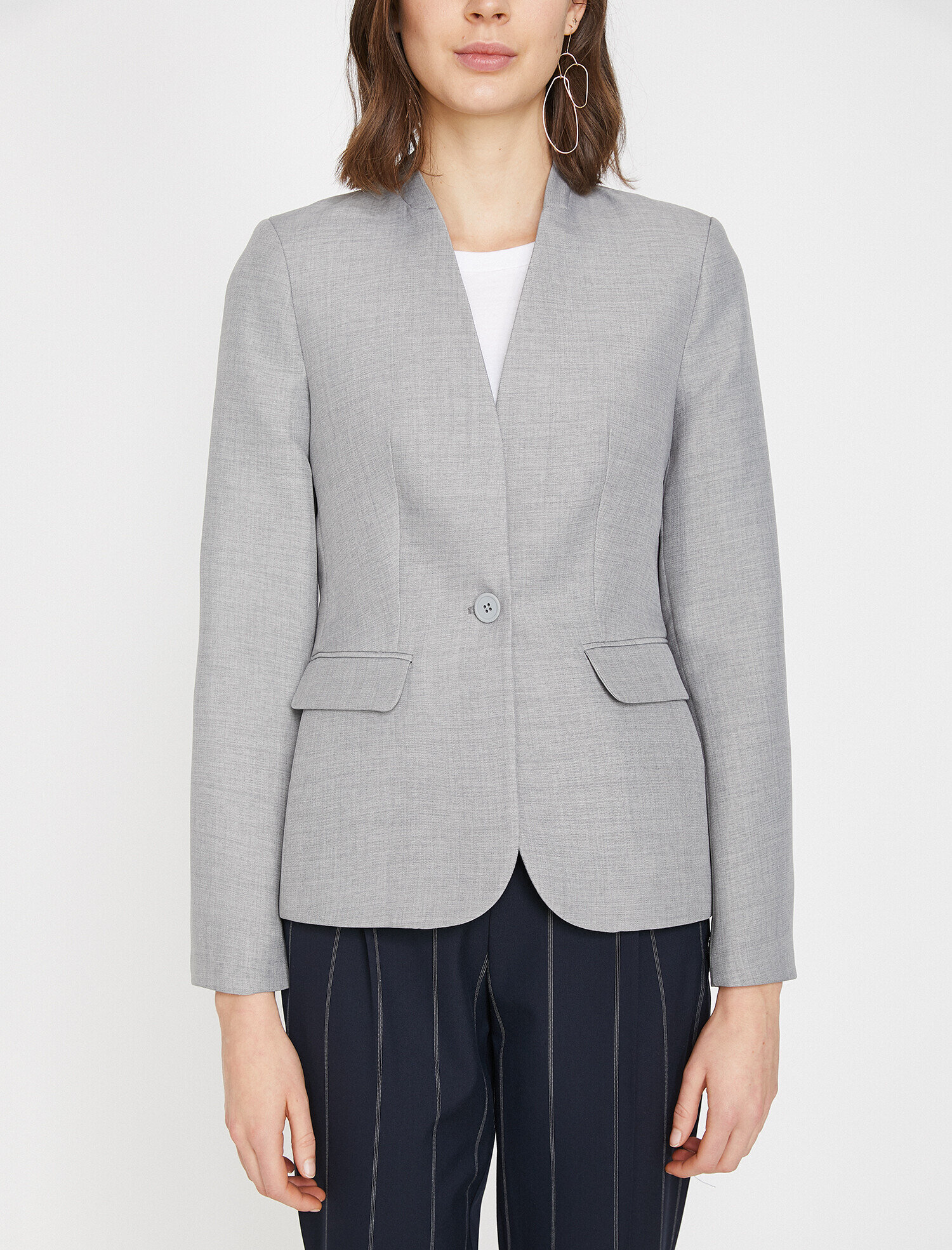   Düğme Detaylı Ceket