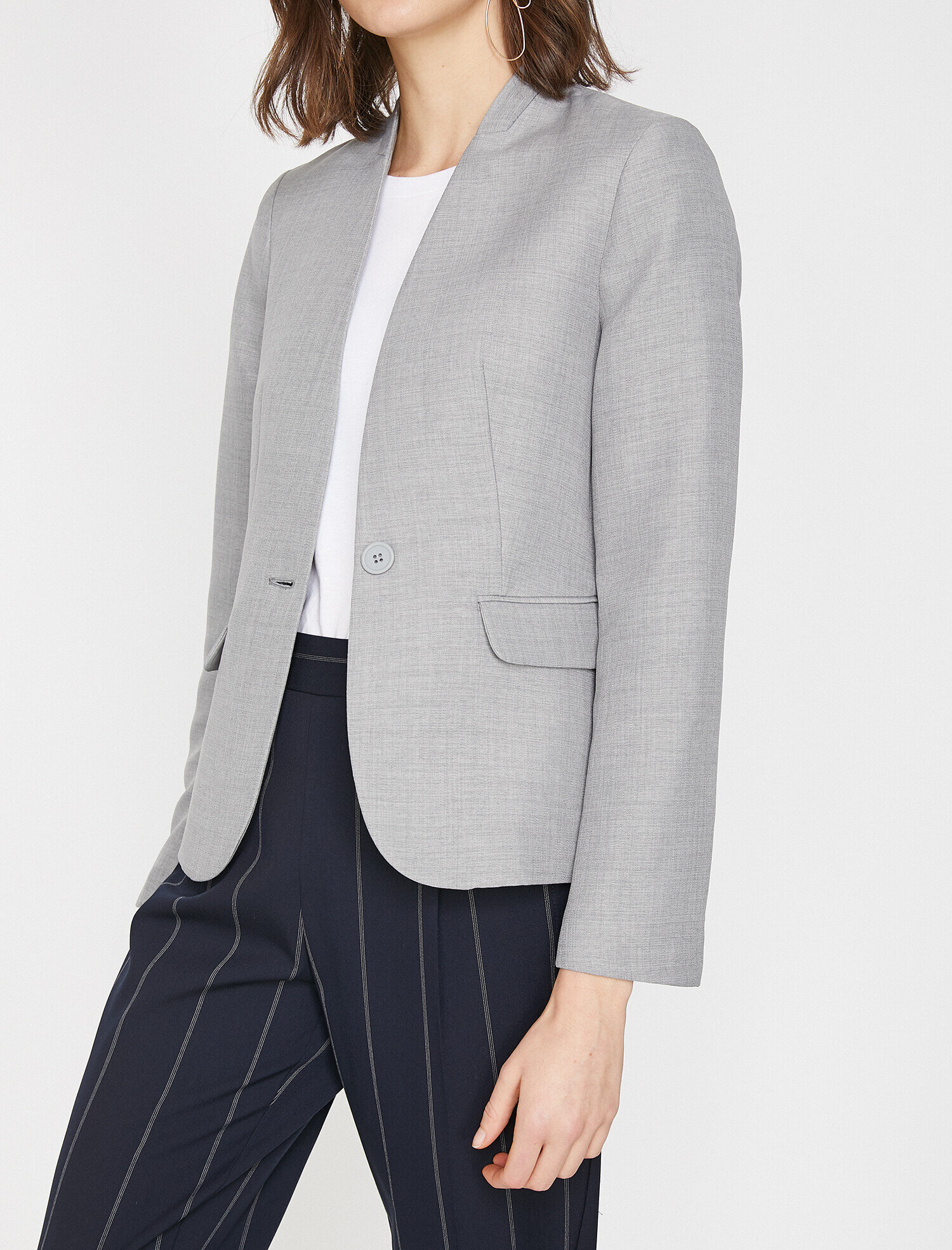   Düğme Detaylı Ceket