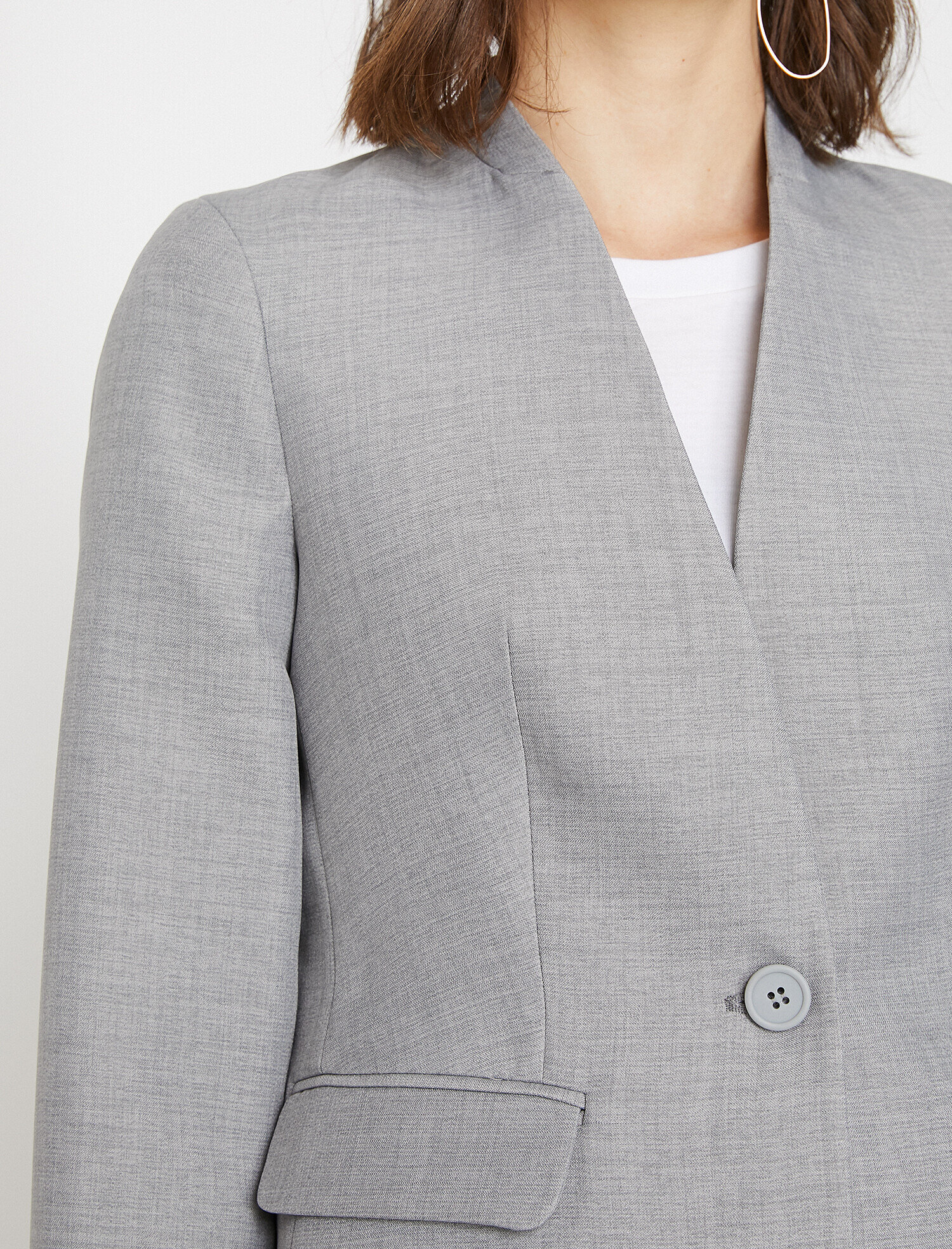   Düğme Detaylı Ceket