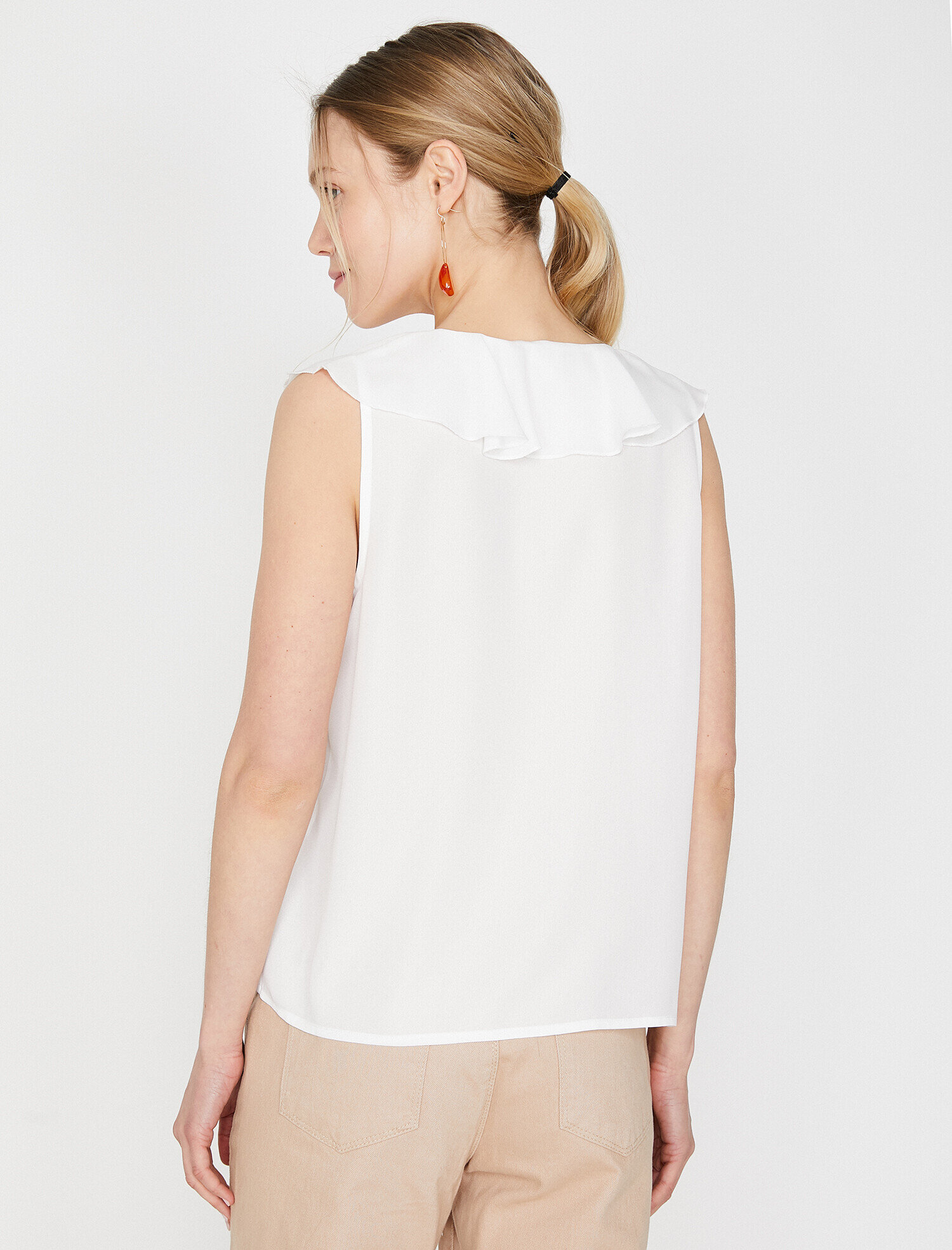   Fırfır Detaylı Bluz