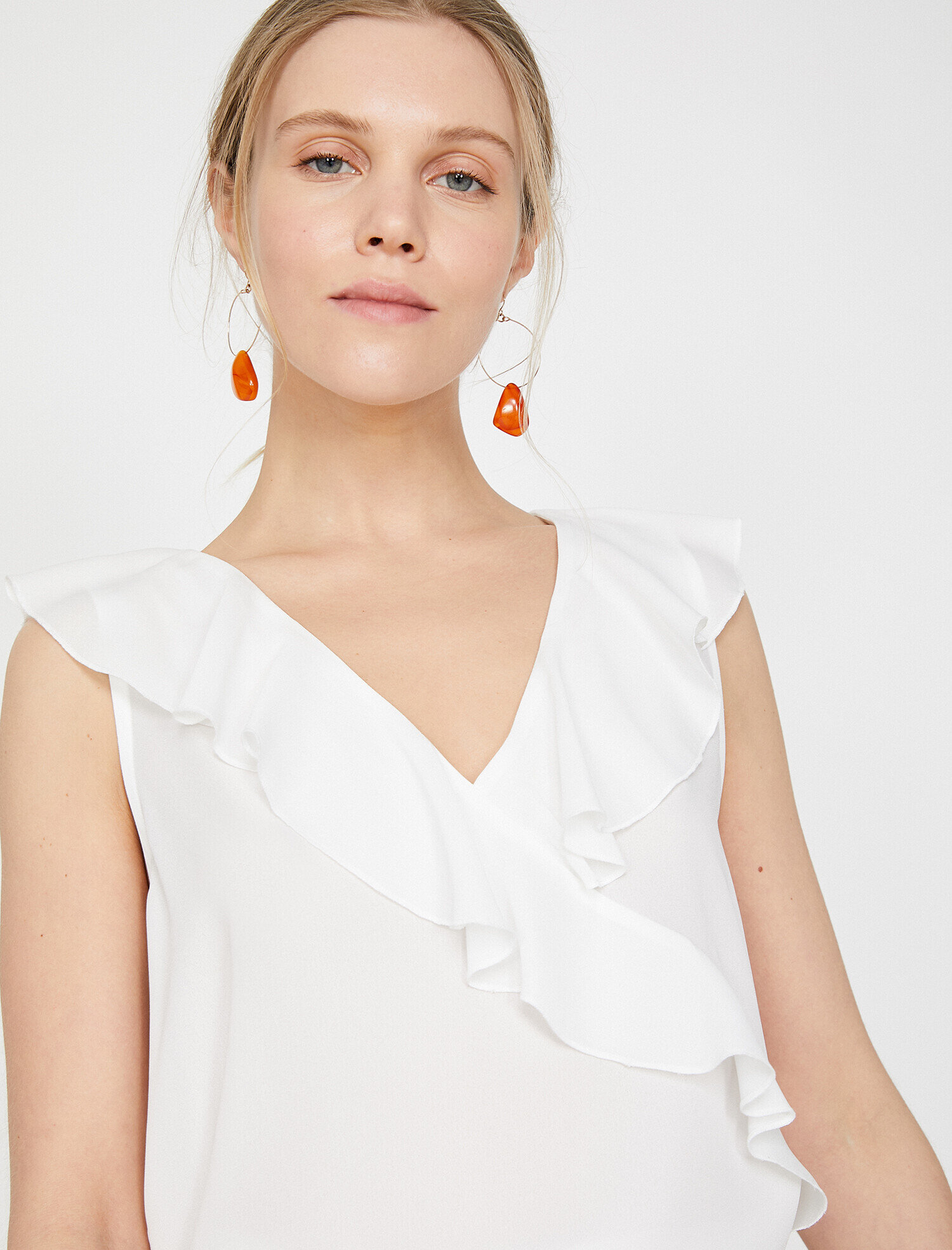   Fırfır Detaylı Bluz