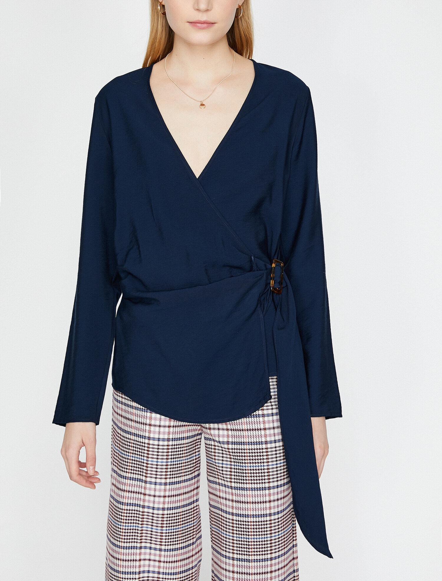   Beli Bağlamalı Bluz