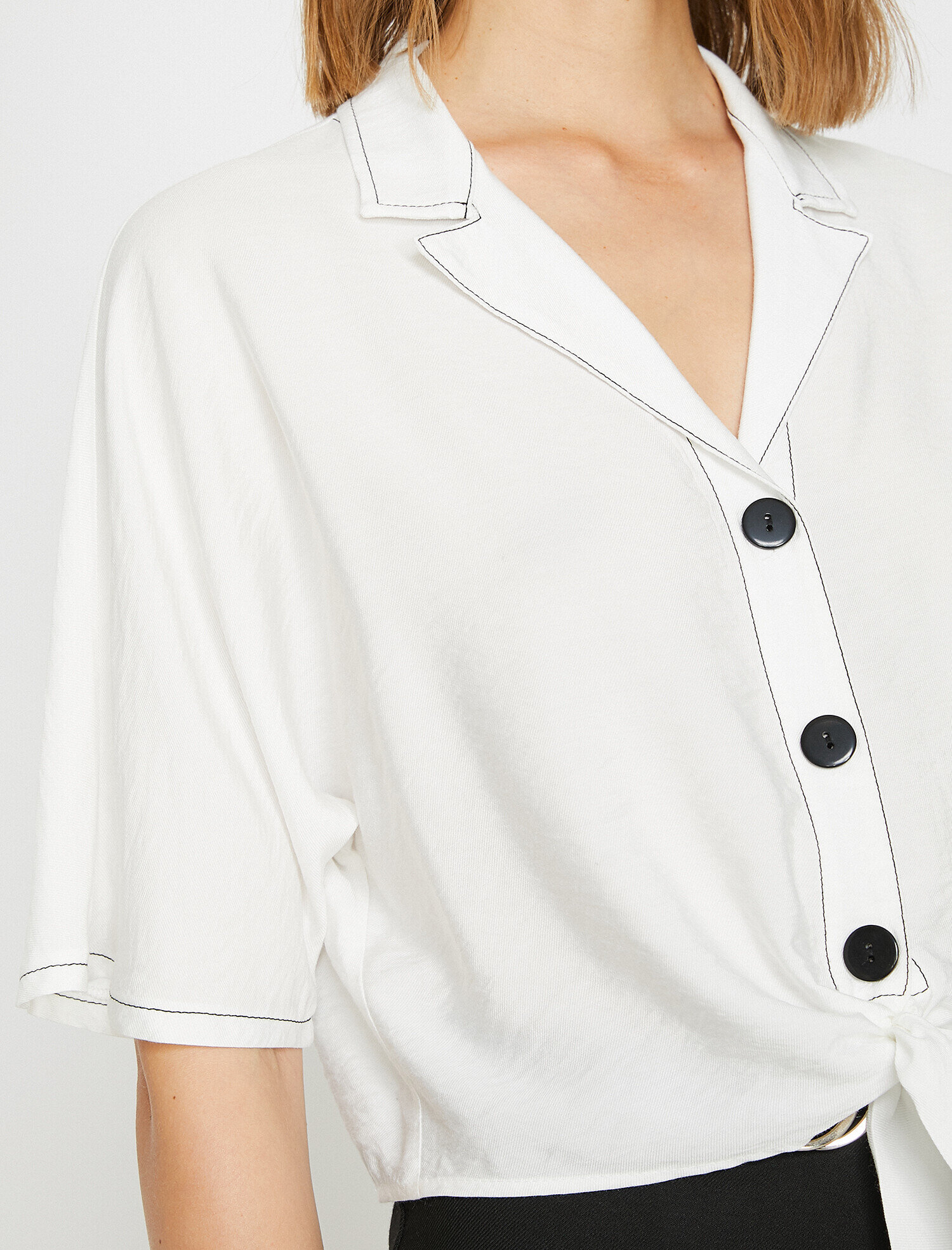   Beli Bağlamalı Gömlek