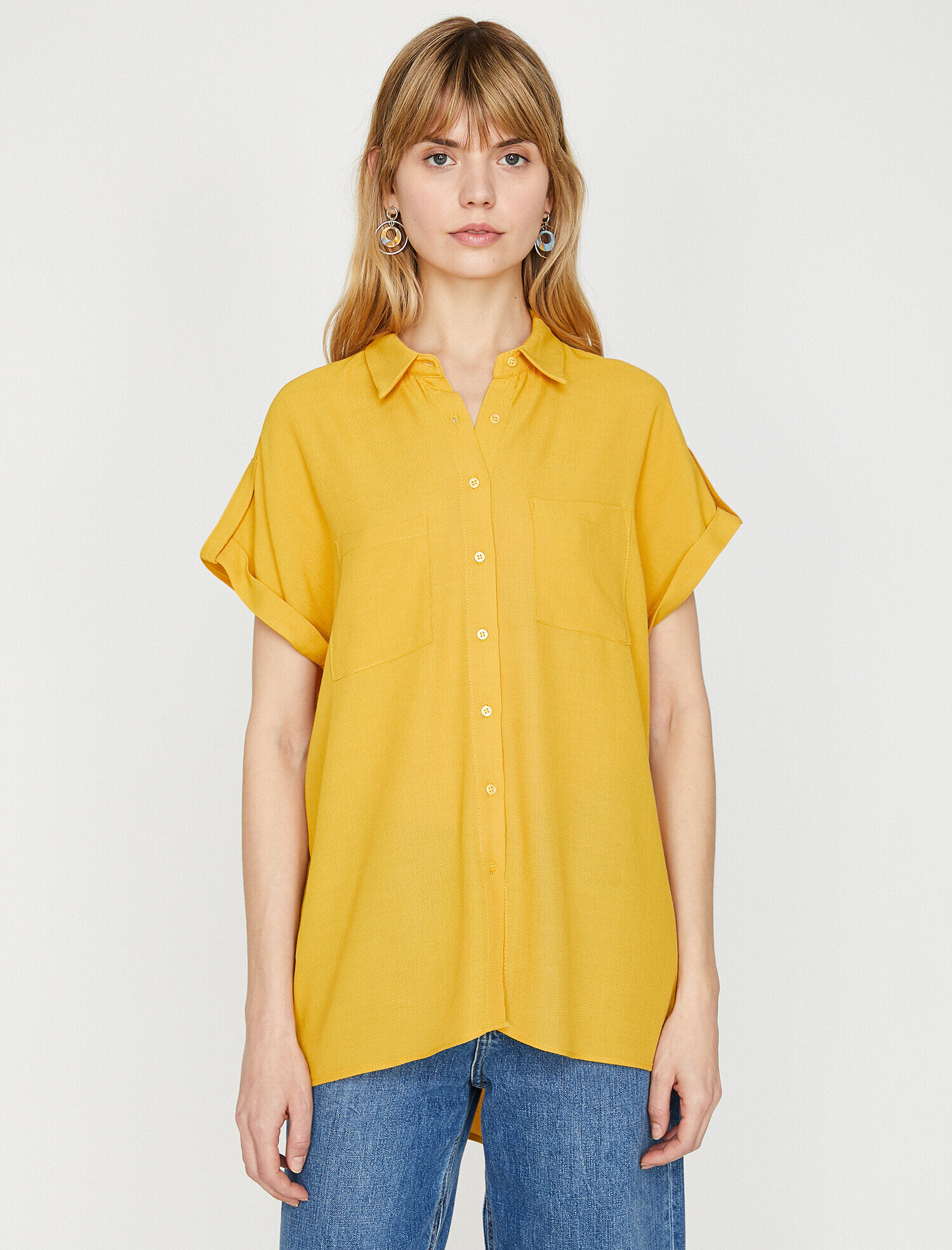   Cep Detaylı Gömlek