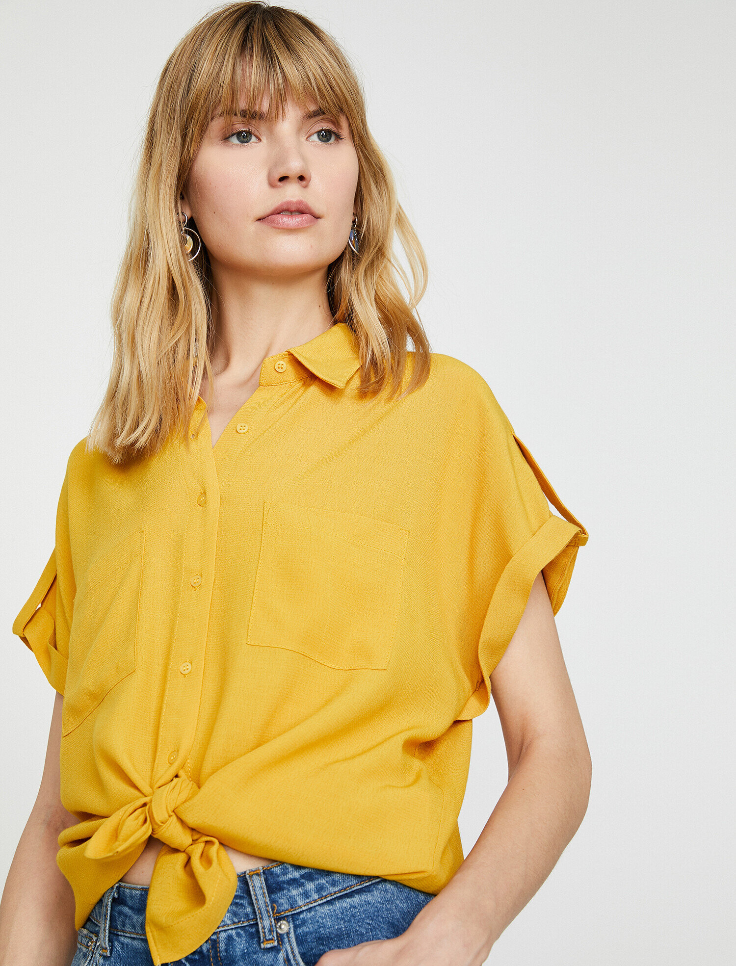   Cep Detaylı Gömlek