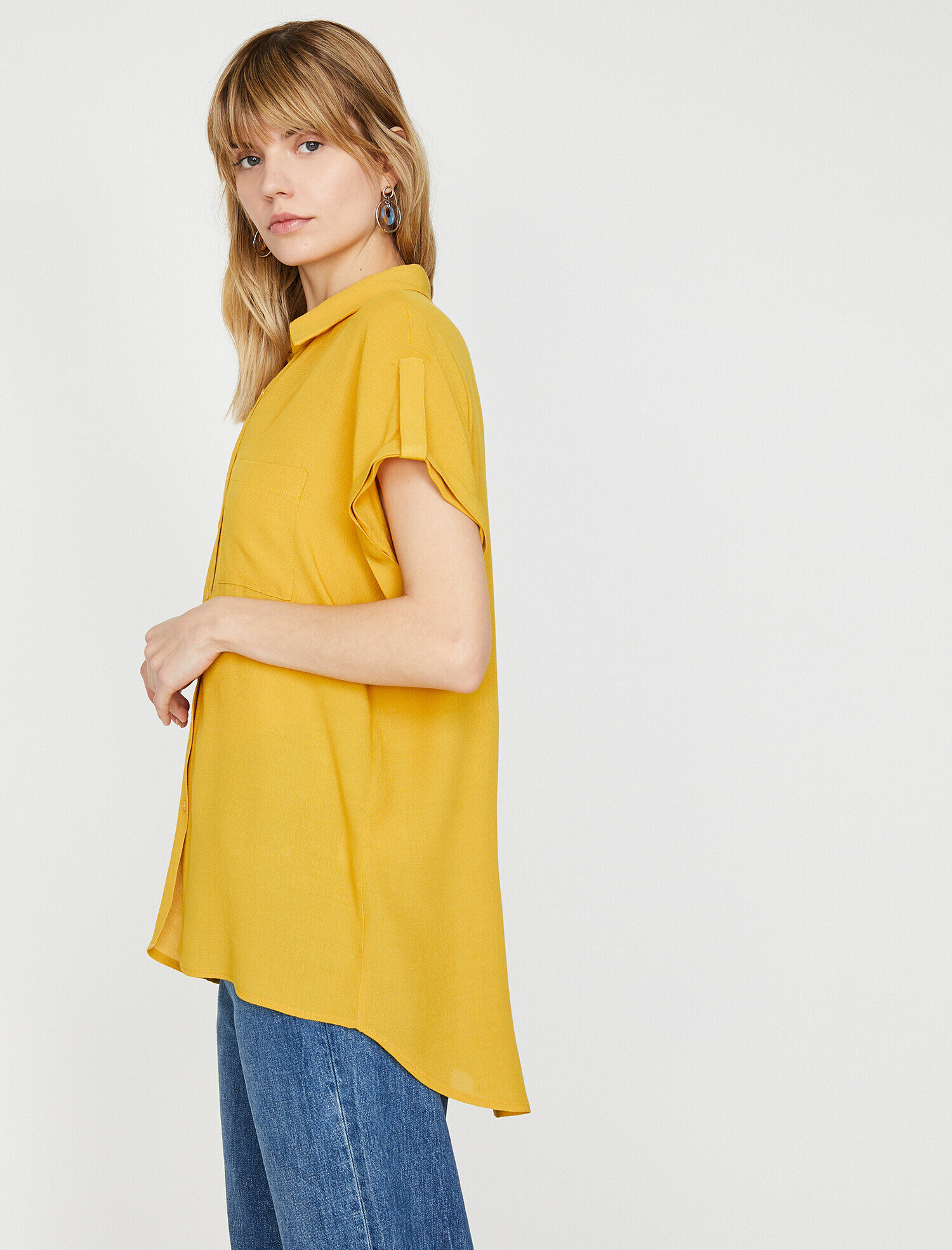   Cep Detaylı Gömlek