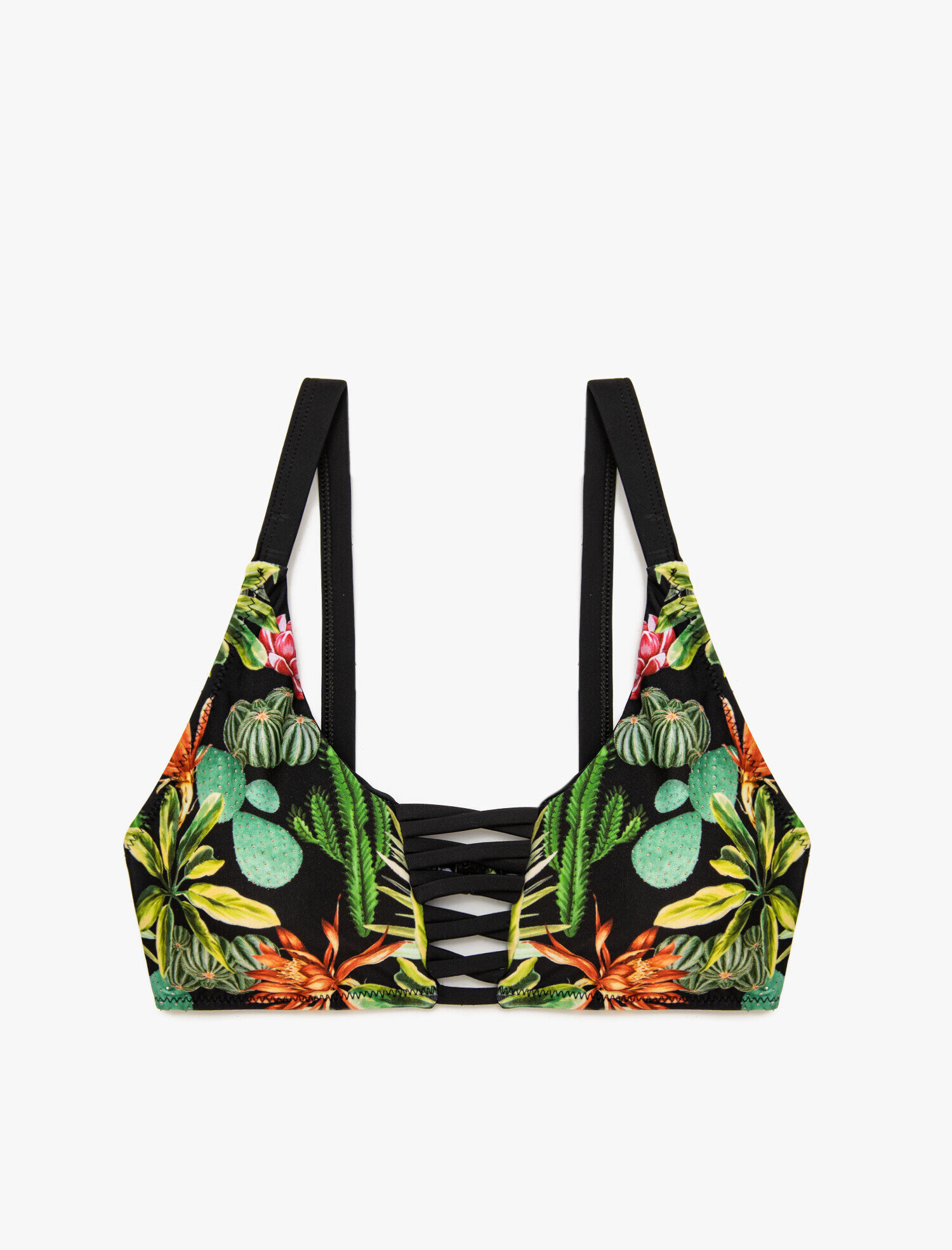 Desenli Bikini Üstü