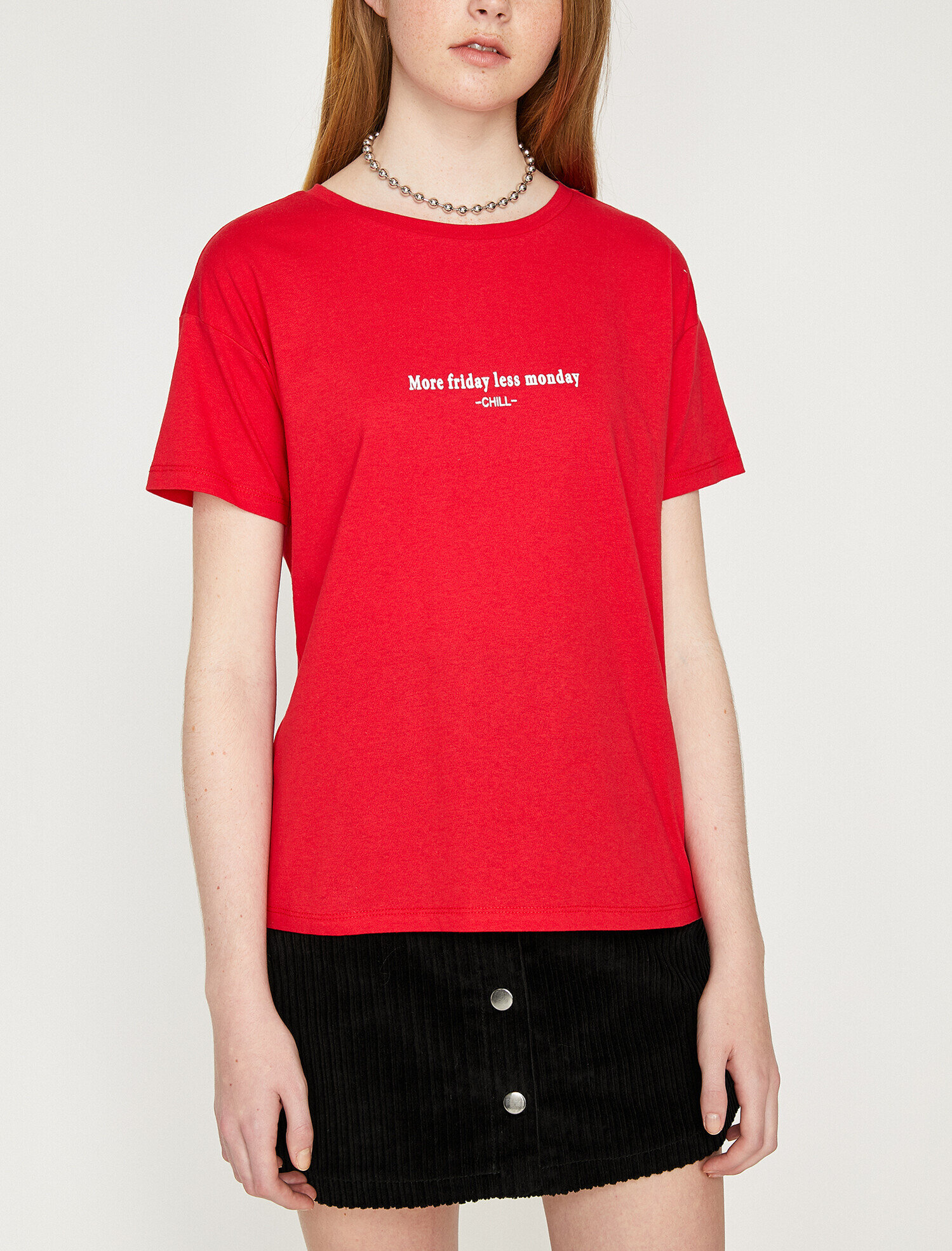   Yazılı Baskılı Tişört