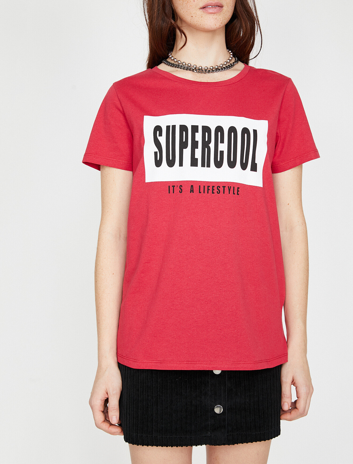   Yazılı Baskılı Tişört