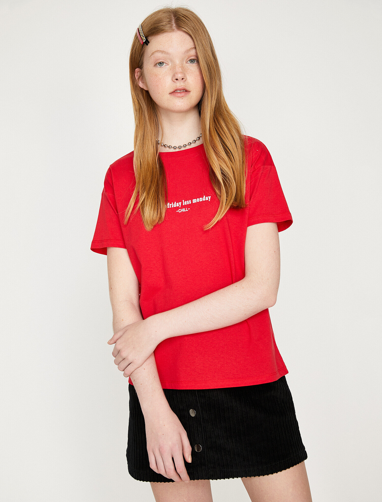   Yazılı Baskılı Tişört