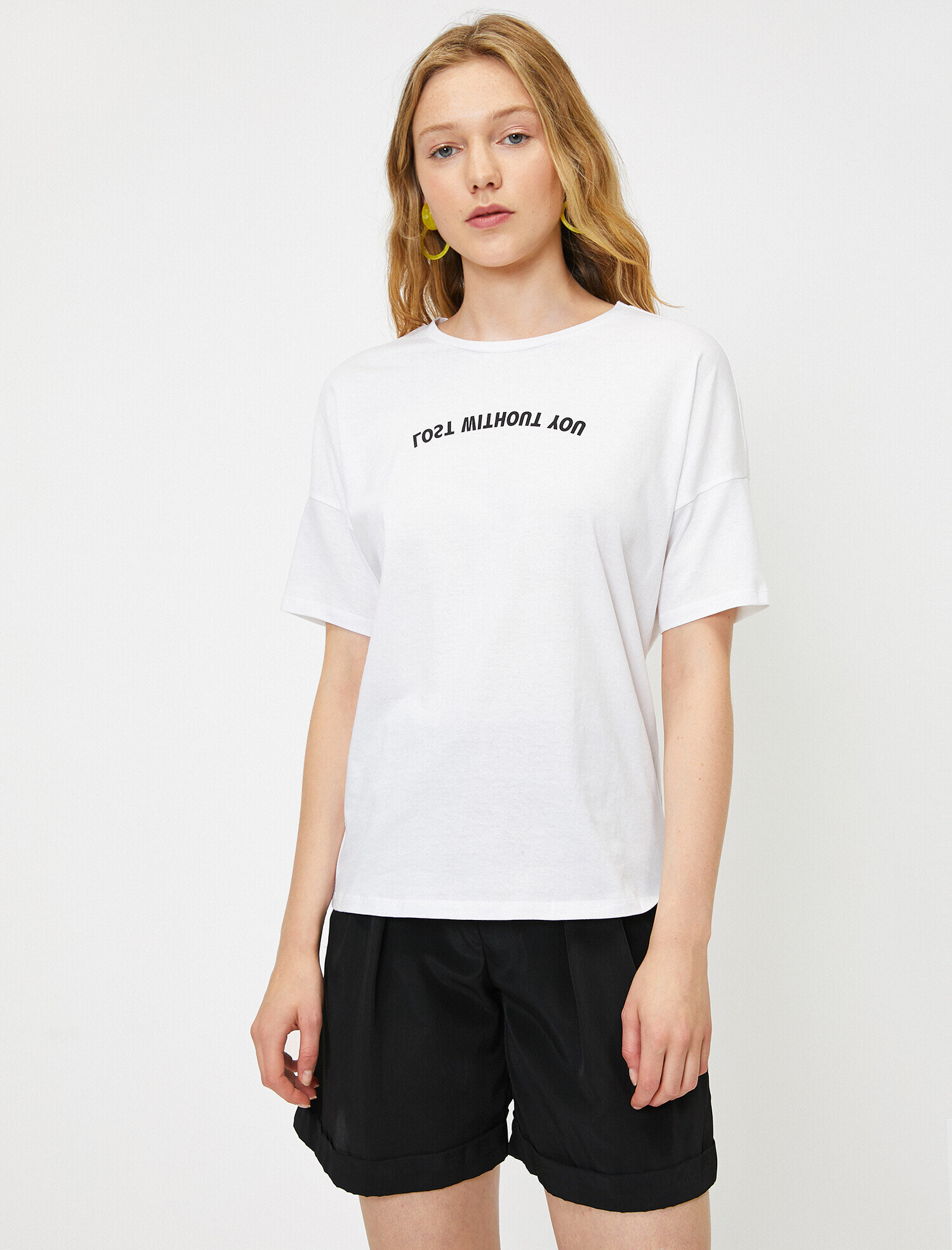   Yazılı Baskılı Tişört