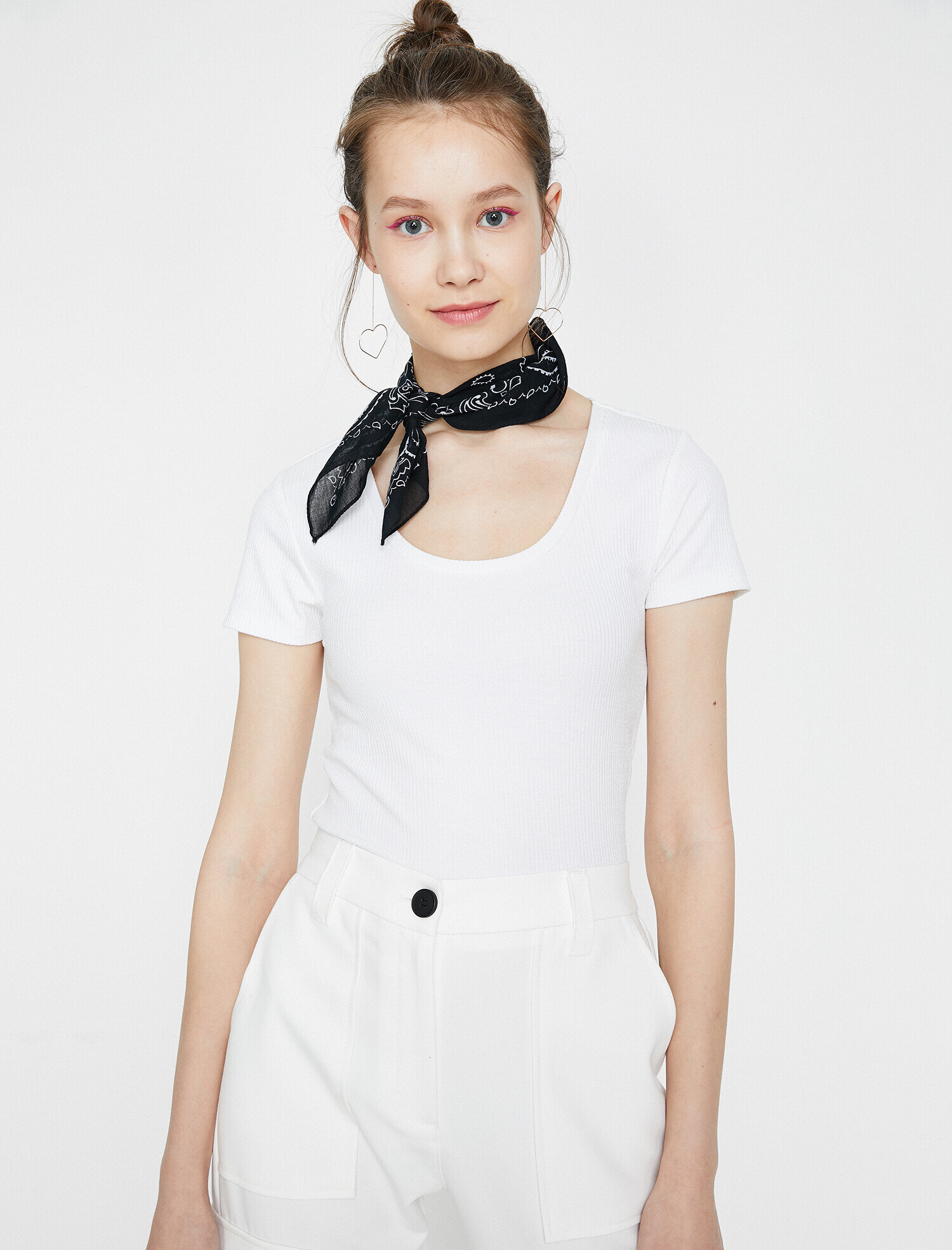   Bisiklet Yaka Tişört