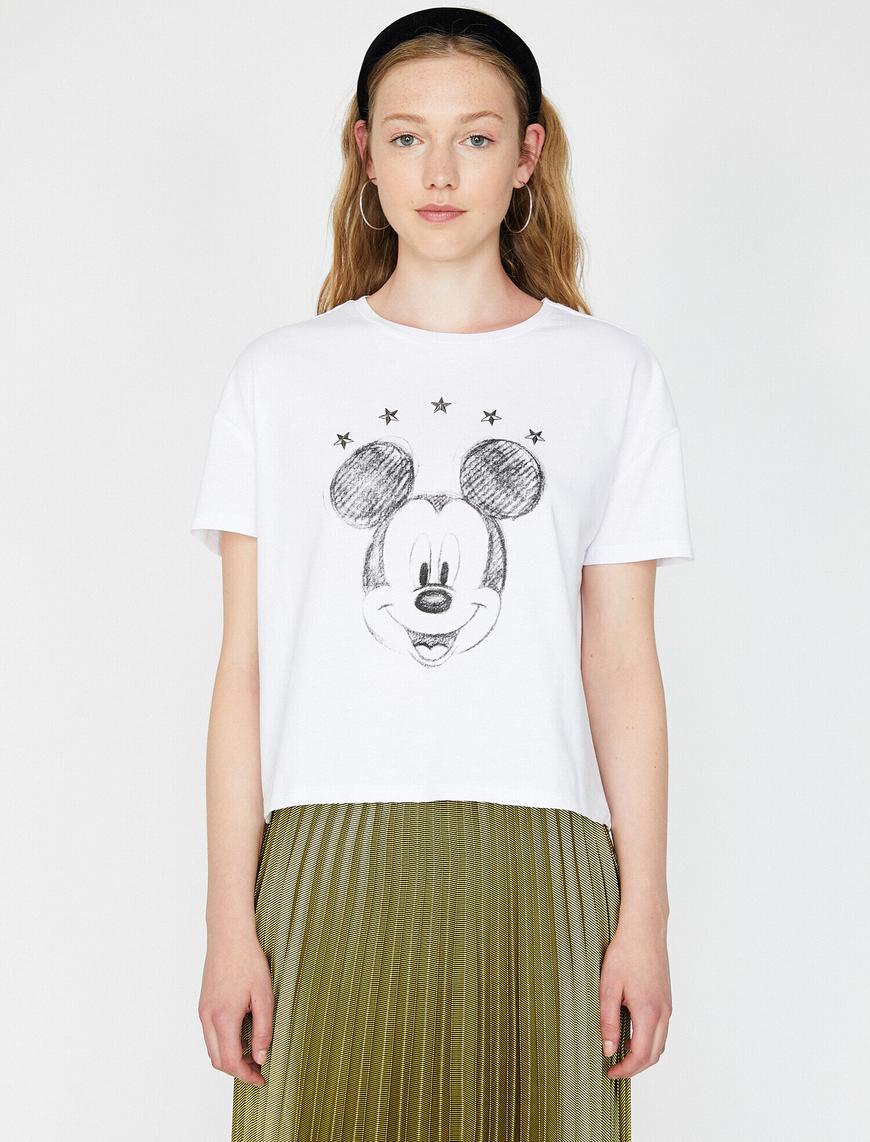   Mickey Mouse Baskılı Lisanslı Tişört