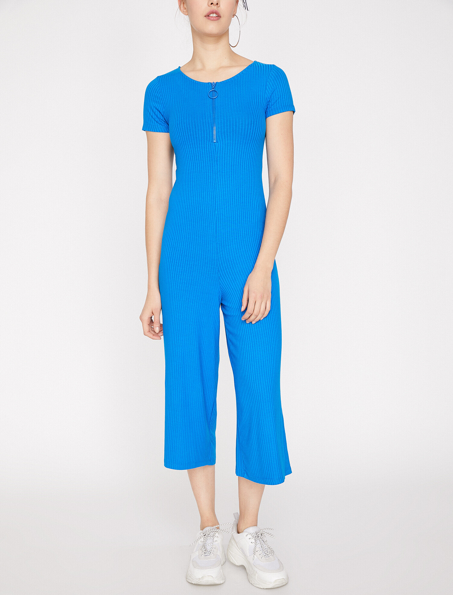   Fermuar Detaylı Tulum