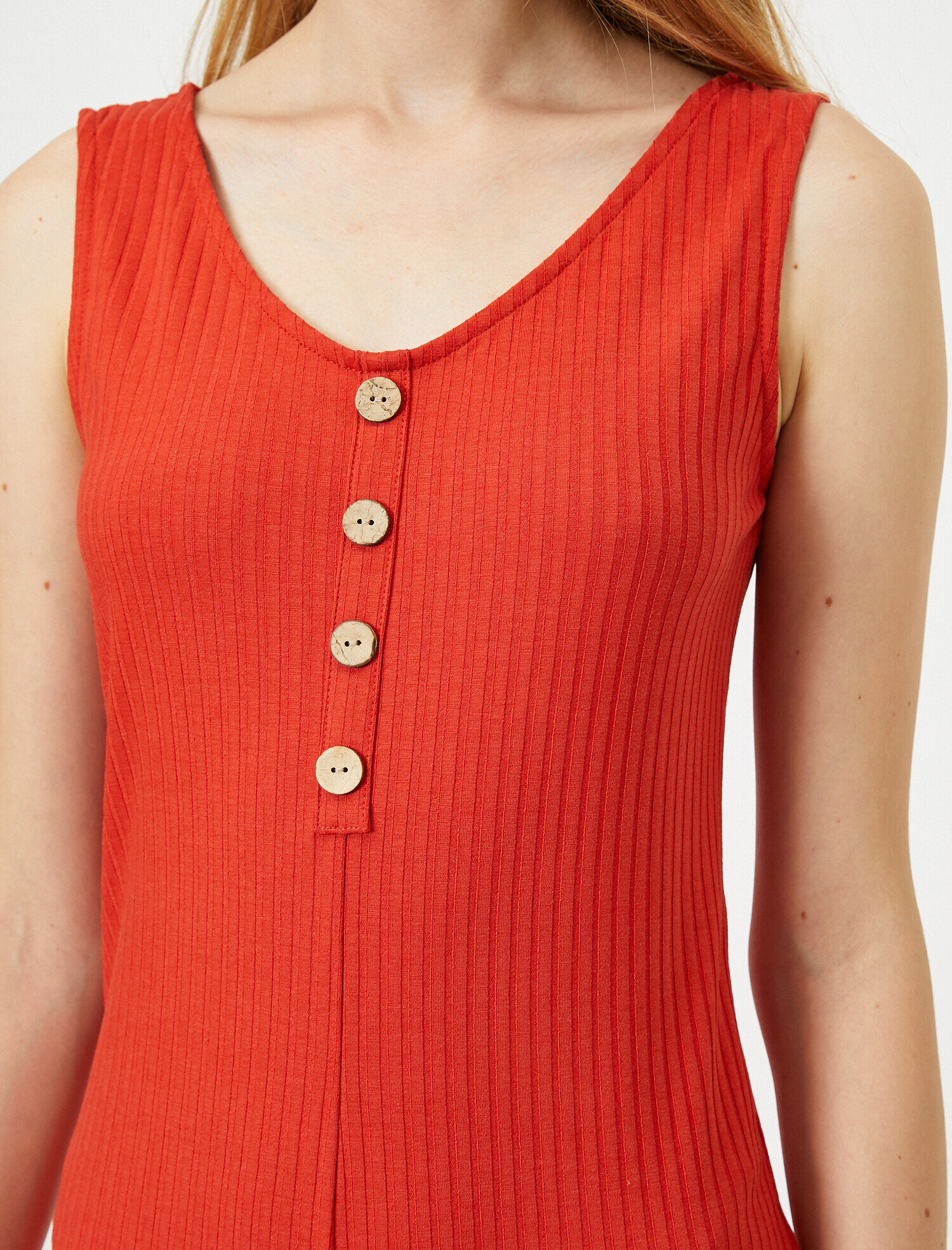 Düğme Detaylı Tulum