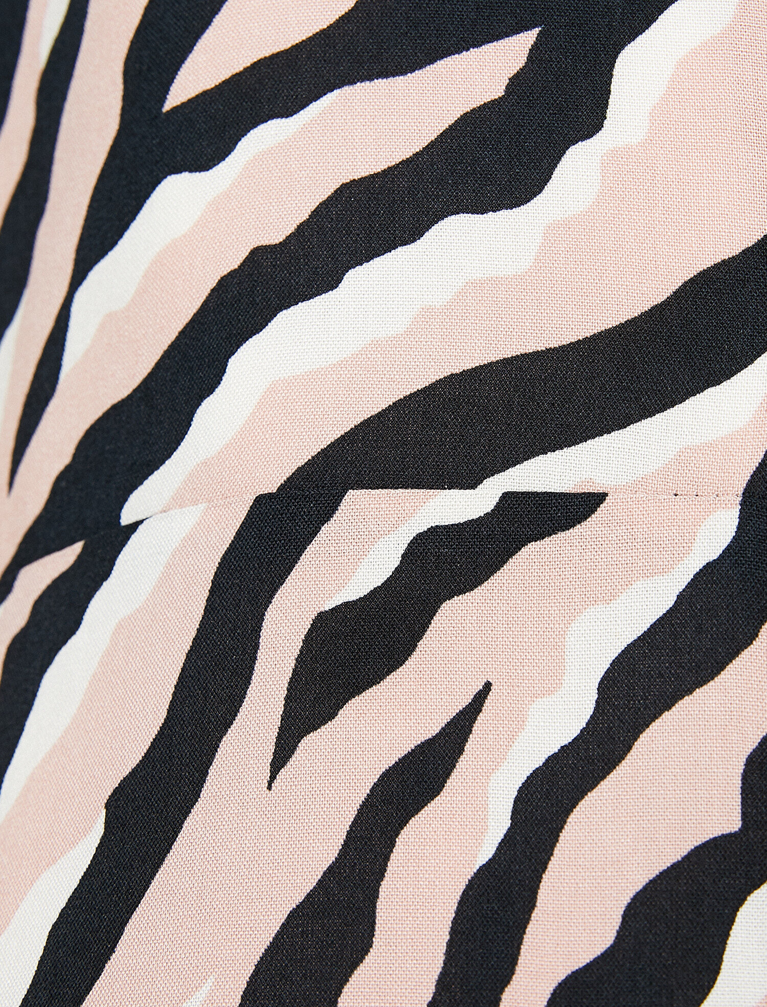   Zebra Desenli Elbise