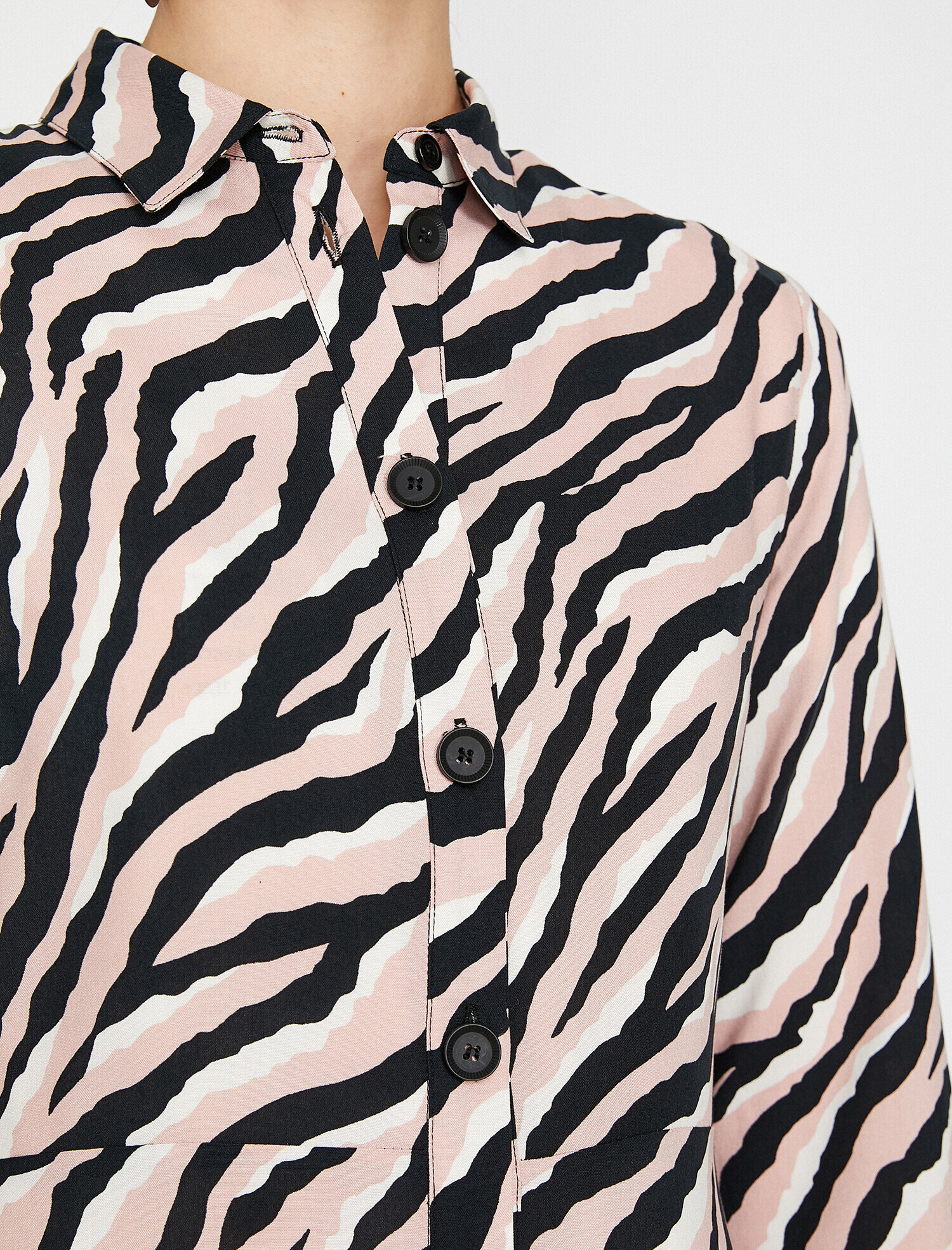   Zebra Desenli Elbise