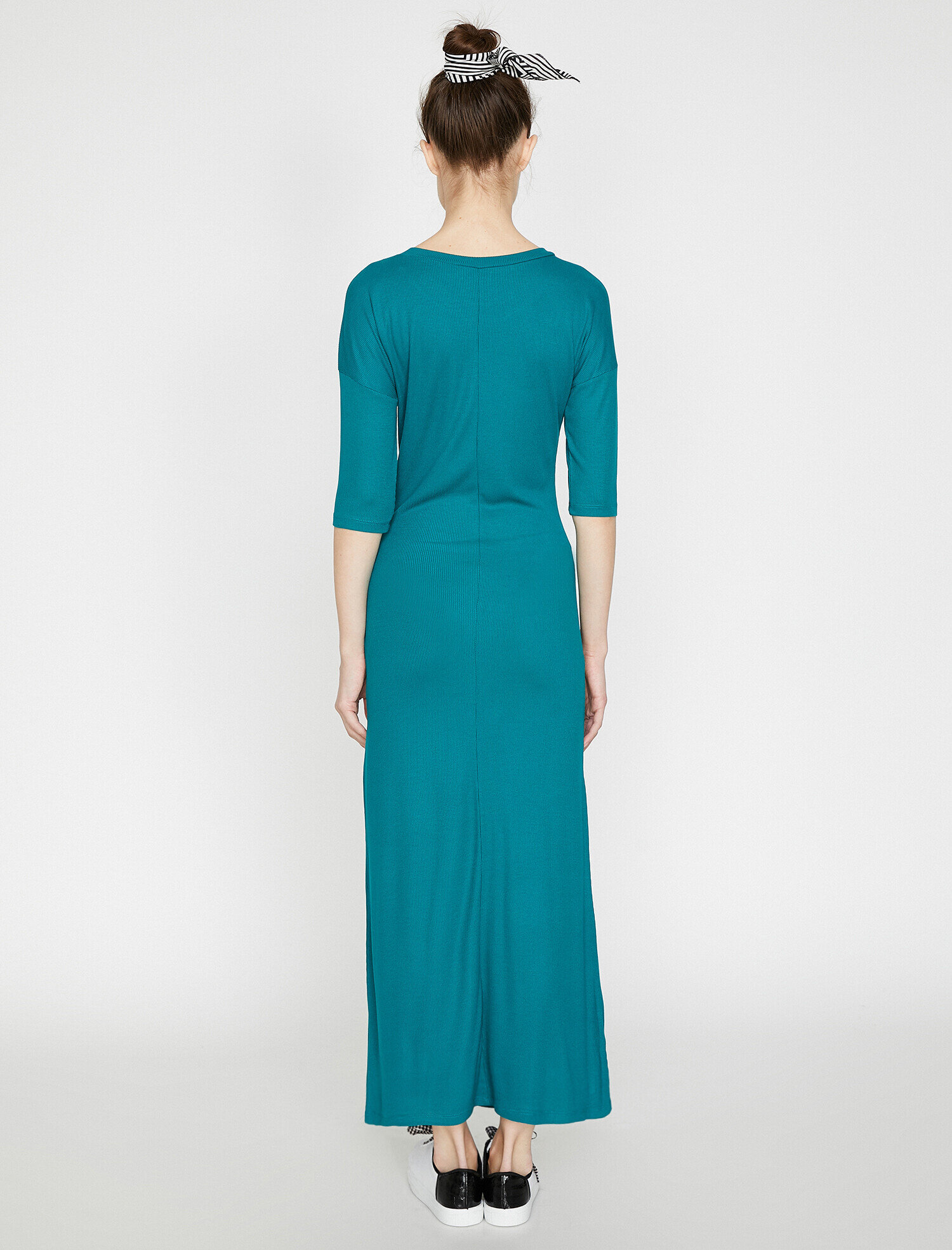   Yazılı Baskılı Elbise