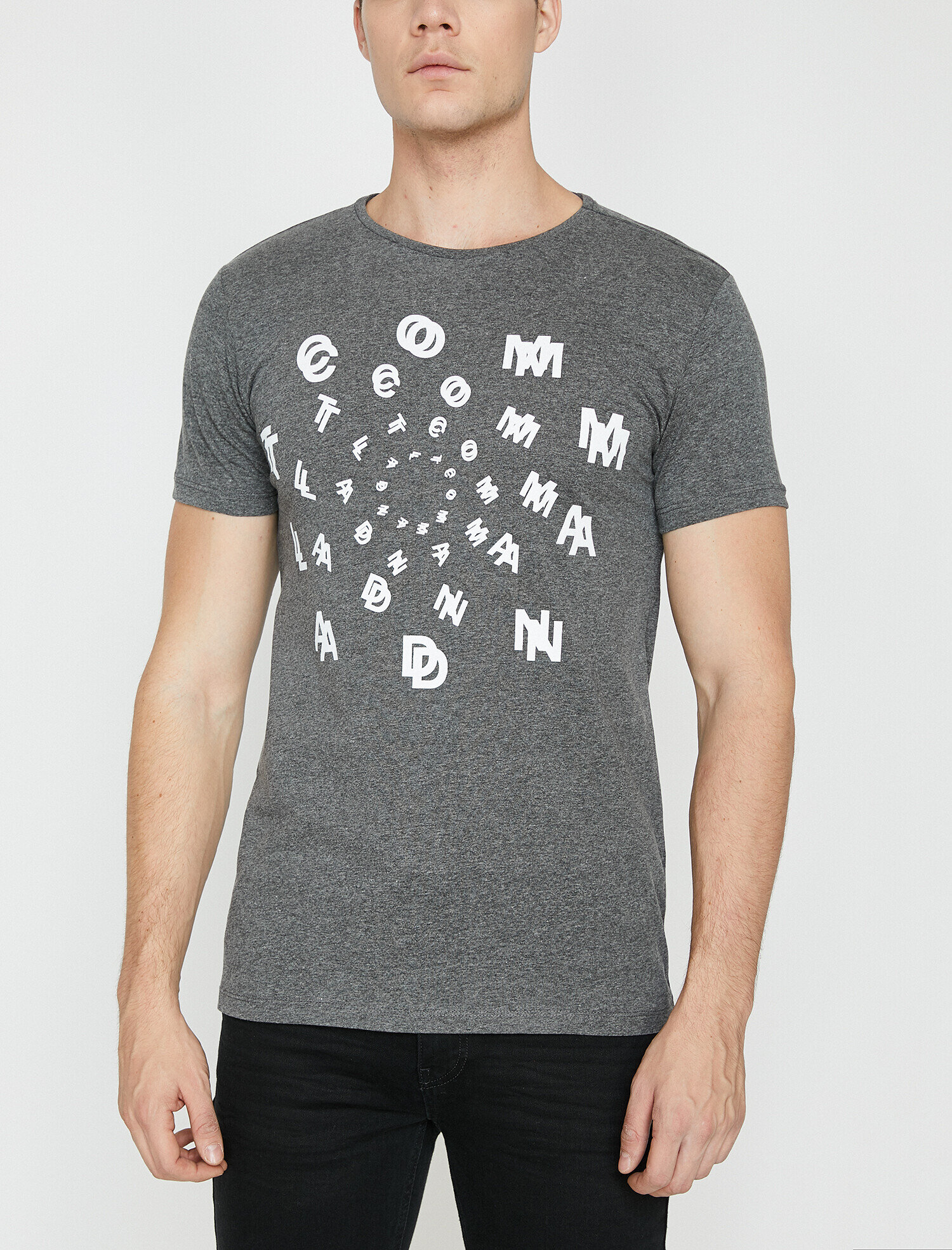   Baskılı Tişört Kısa Kollu