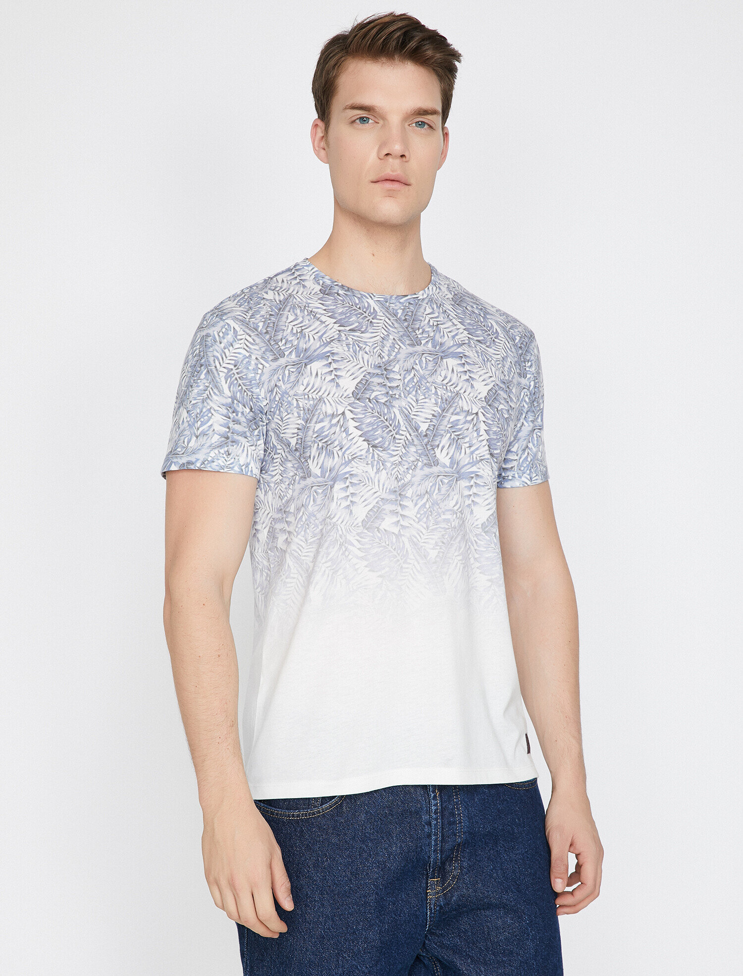   Desenli Tişört Kısa Kollu