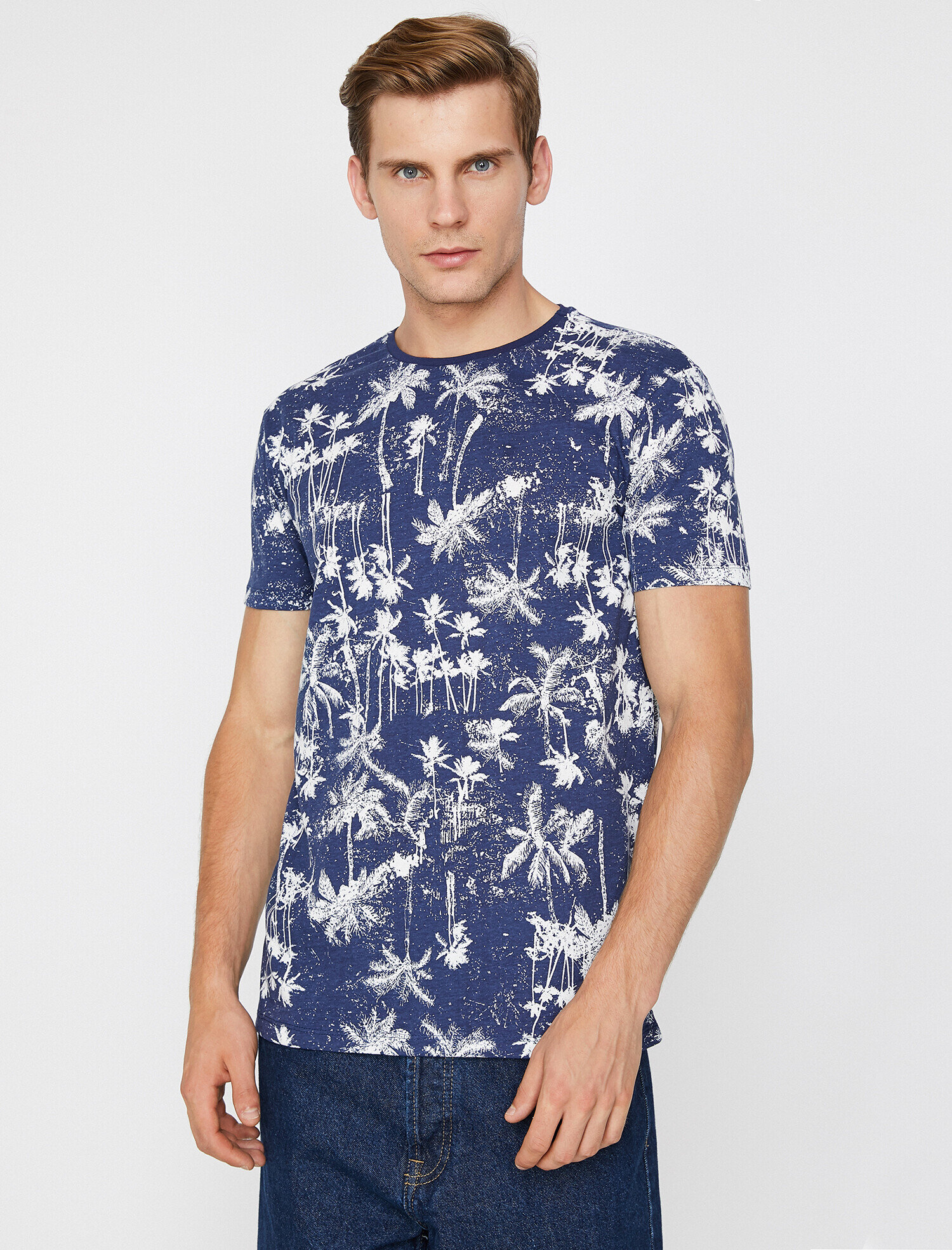   Desenli Tişört Kısa Kollu