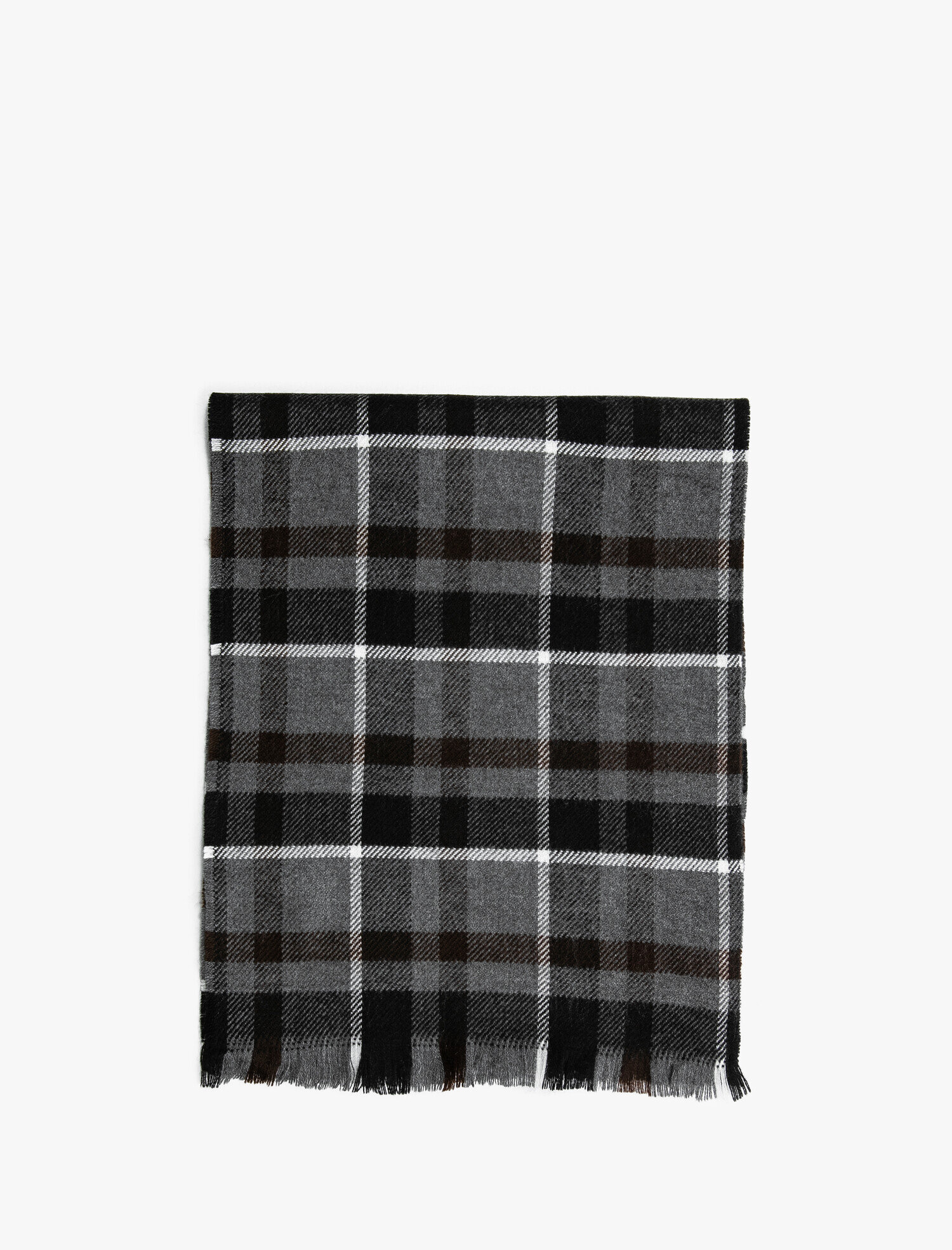  Erkek Ekose Desenli Atkı