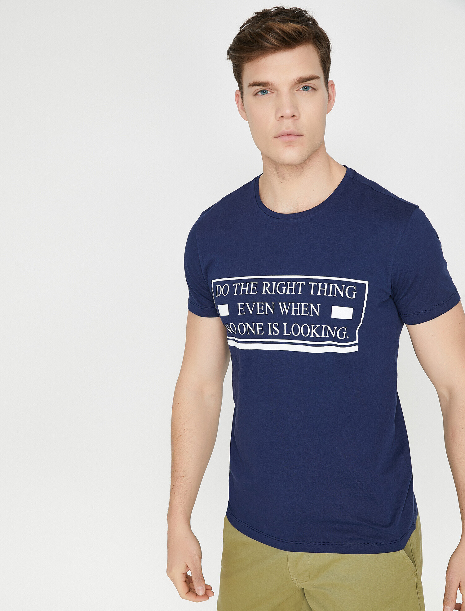   Baskılı Tişört Kısa Kollu