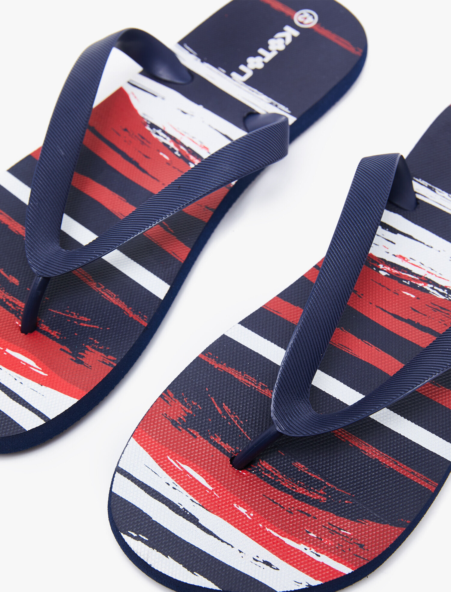  Erkek Parmak Arası Terlik Desenli