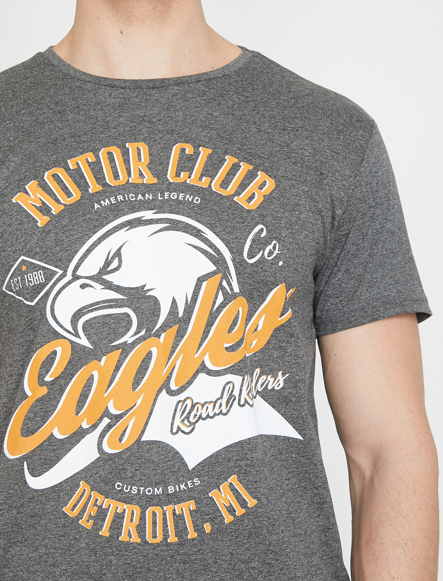   Baskılı Tişört Kısa Kollu