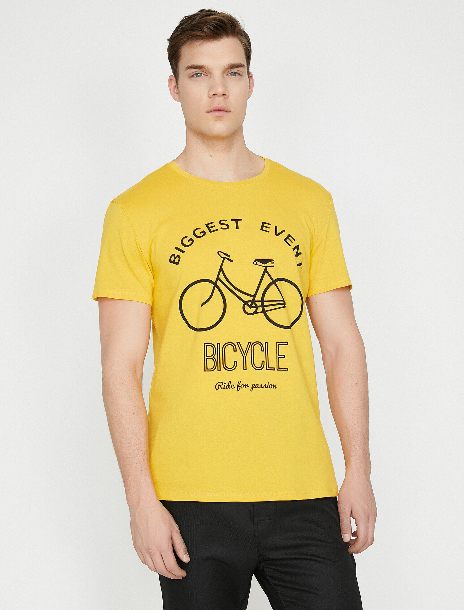   Baskılı Tişört Kısa Kollu