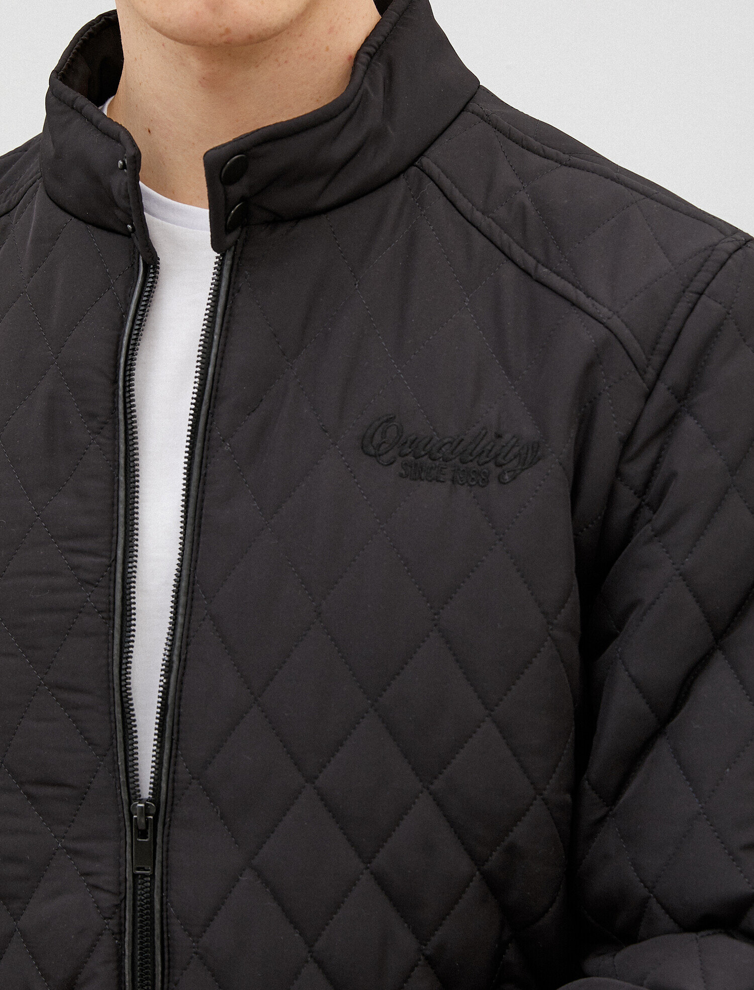 Kapitoneli Mont Dik Yaka Fermuarlı