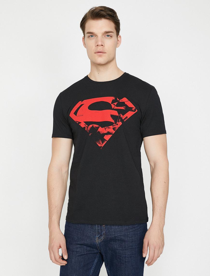   Superman Baskılı Tişört