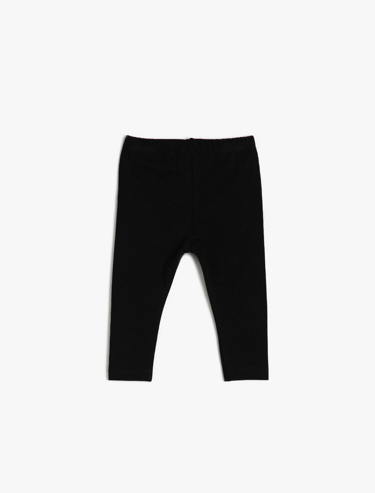  Kız Bebek Esnek Yumuşak Örme Kumaştan Paçası Baskılı Uzun Boy Tayt