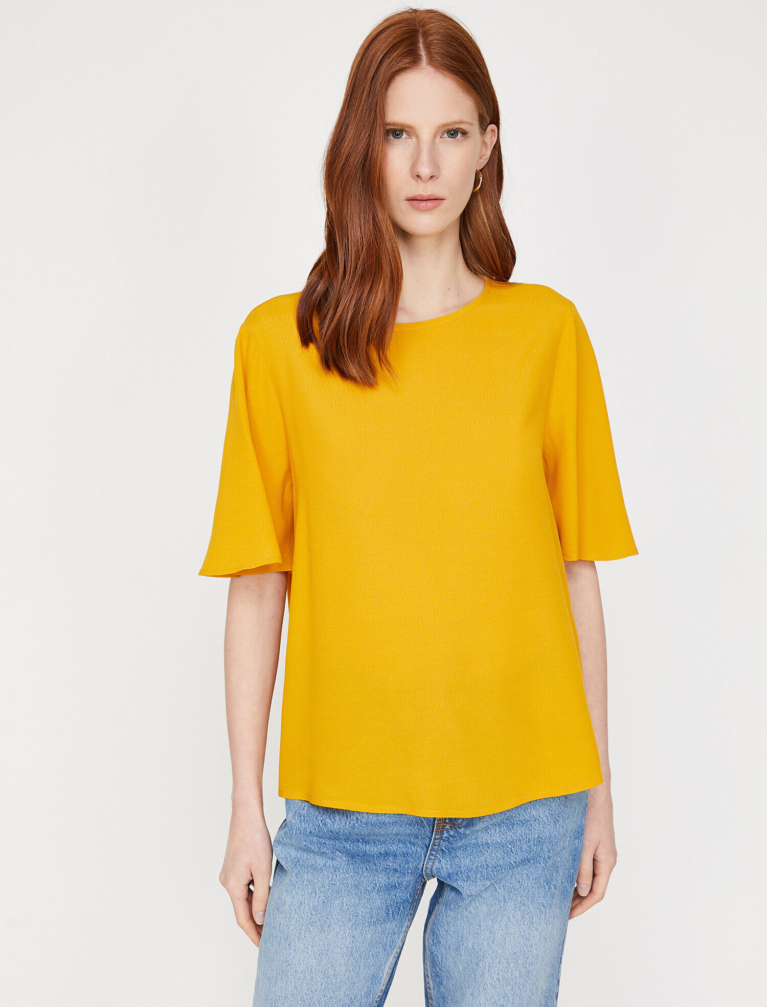   Şerit Detaylı Bluz