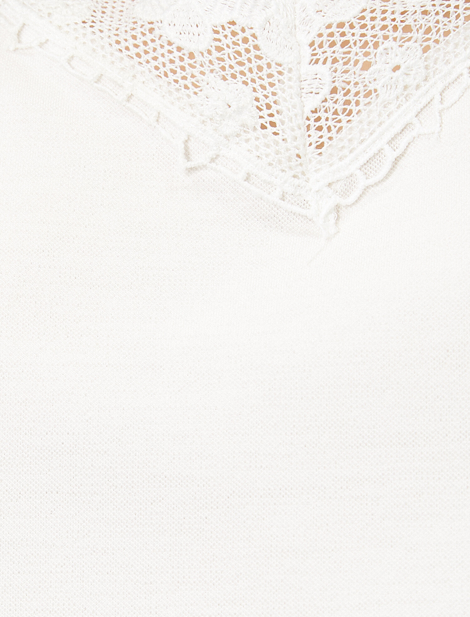   Dantel Detaylı Tişört