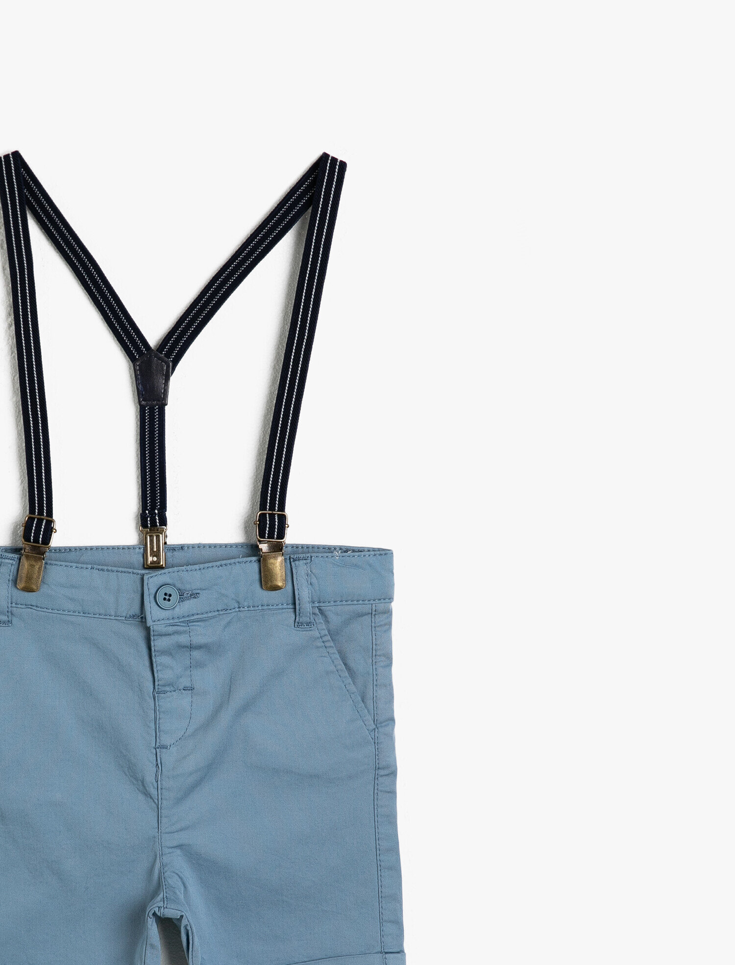  Erkek Bebek Kemer Detaylı Şort