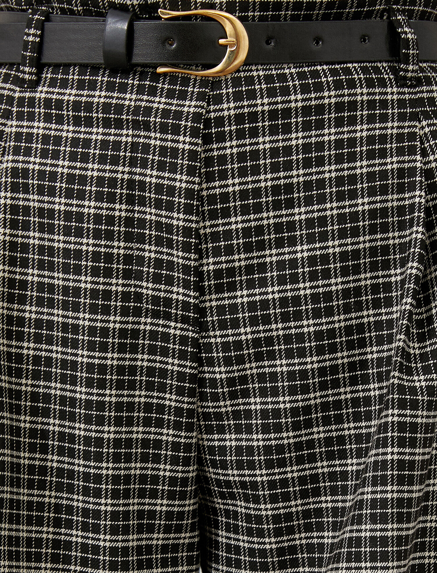   Kareli Kısa Pantolon