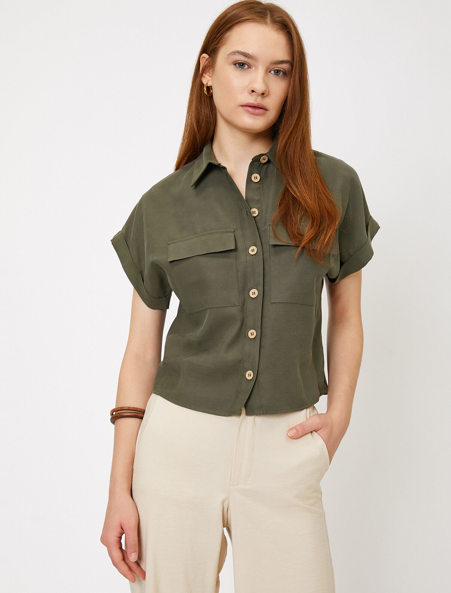 Cep Detaylı Gömlek