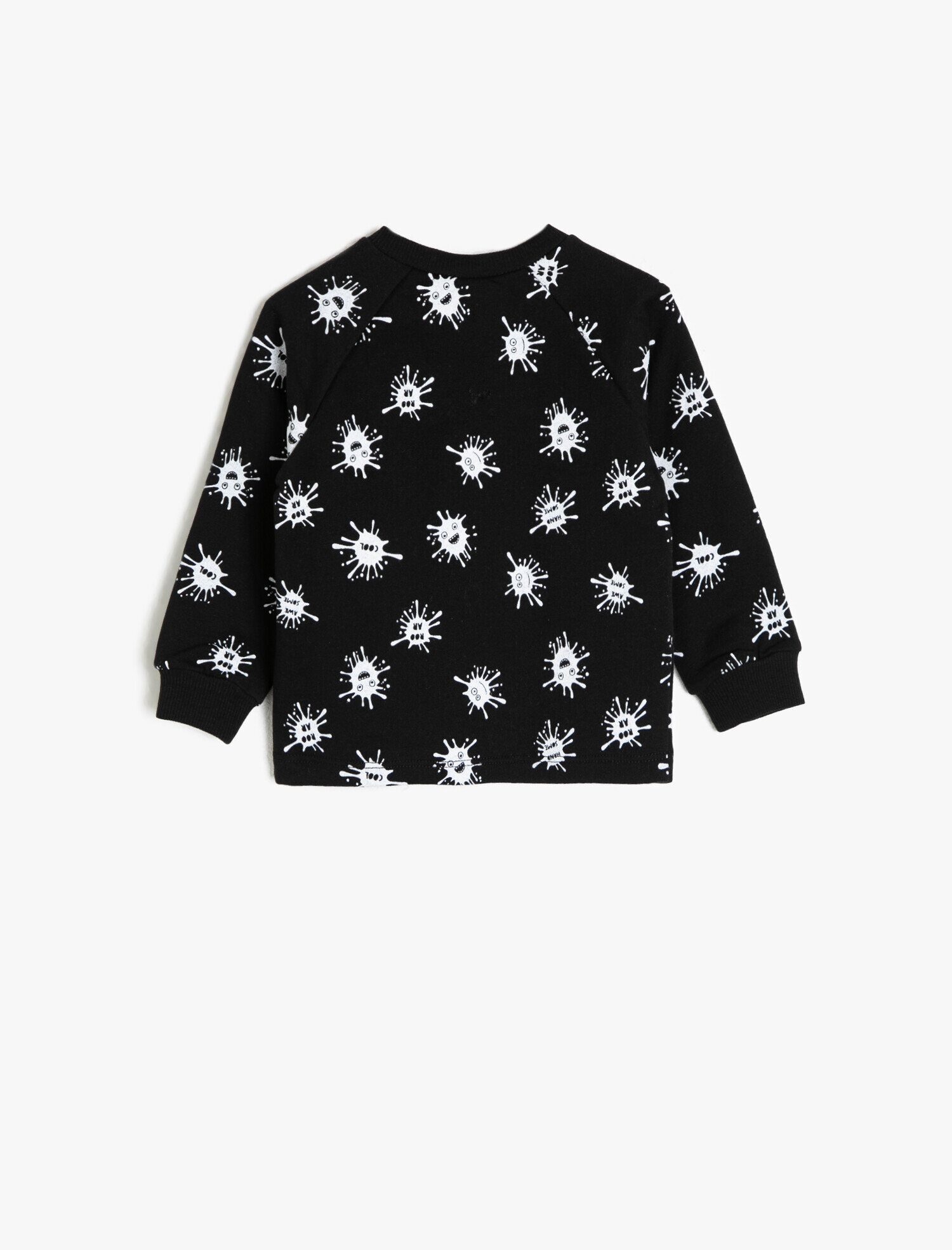 Erkek Bebek Düğme Detaylı Sweatshirt