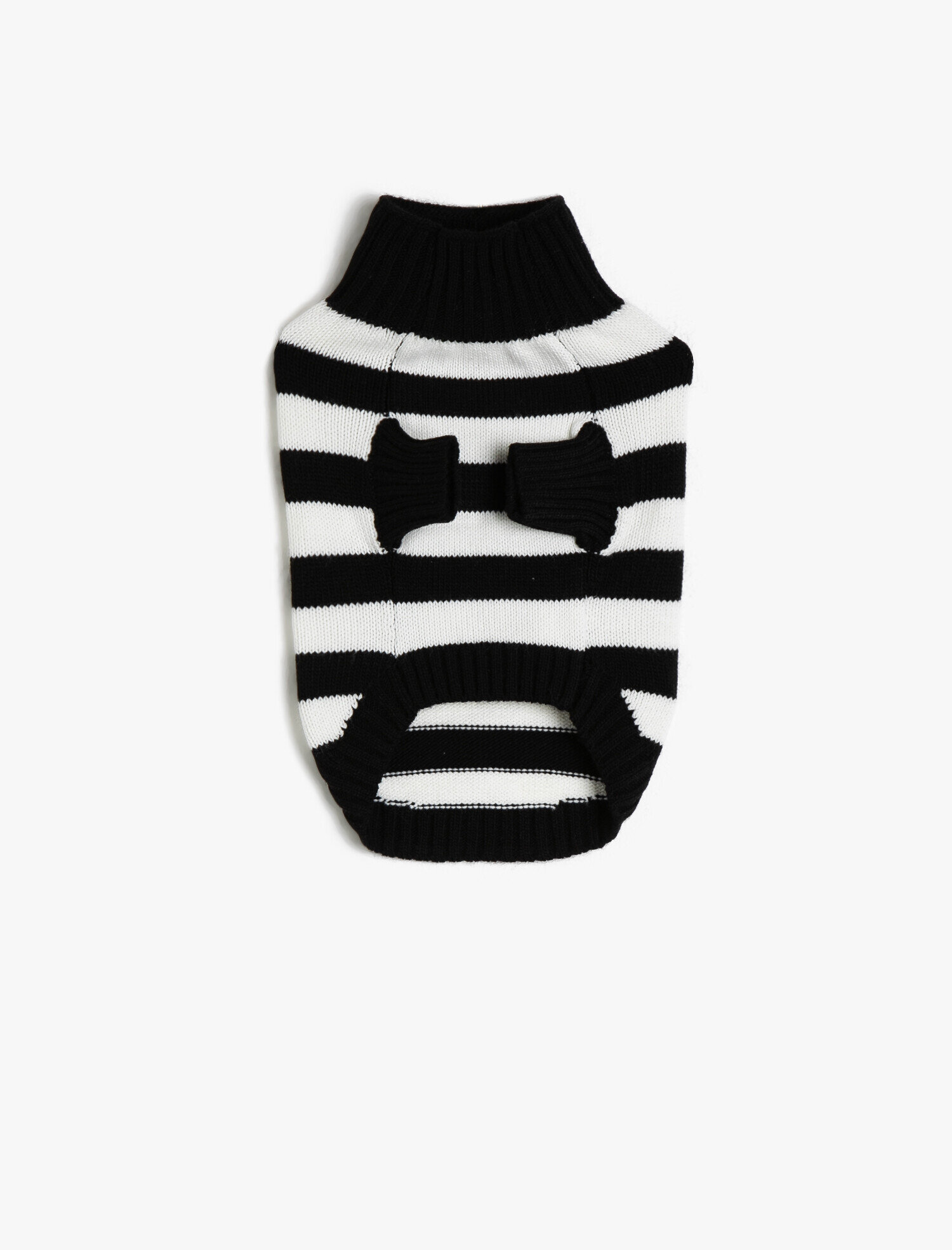   Çizgili Köpek Triko Kazak