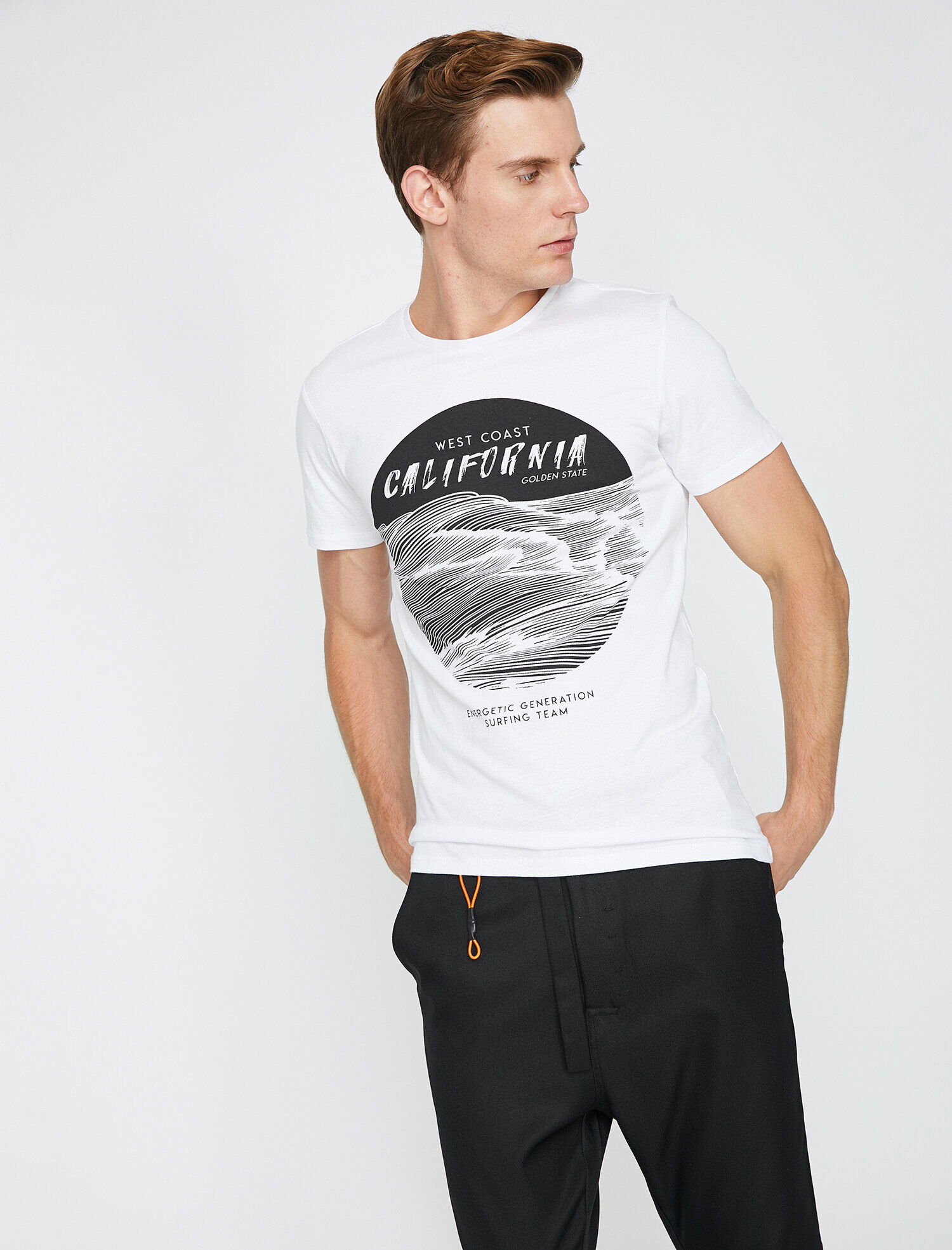   Baskılı Tişört Kısa Kollu