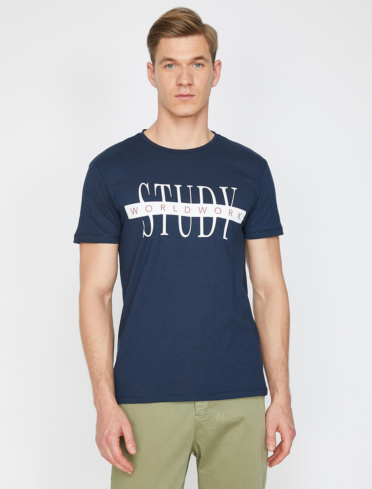   Baskılı Tişört Kısa Kollu