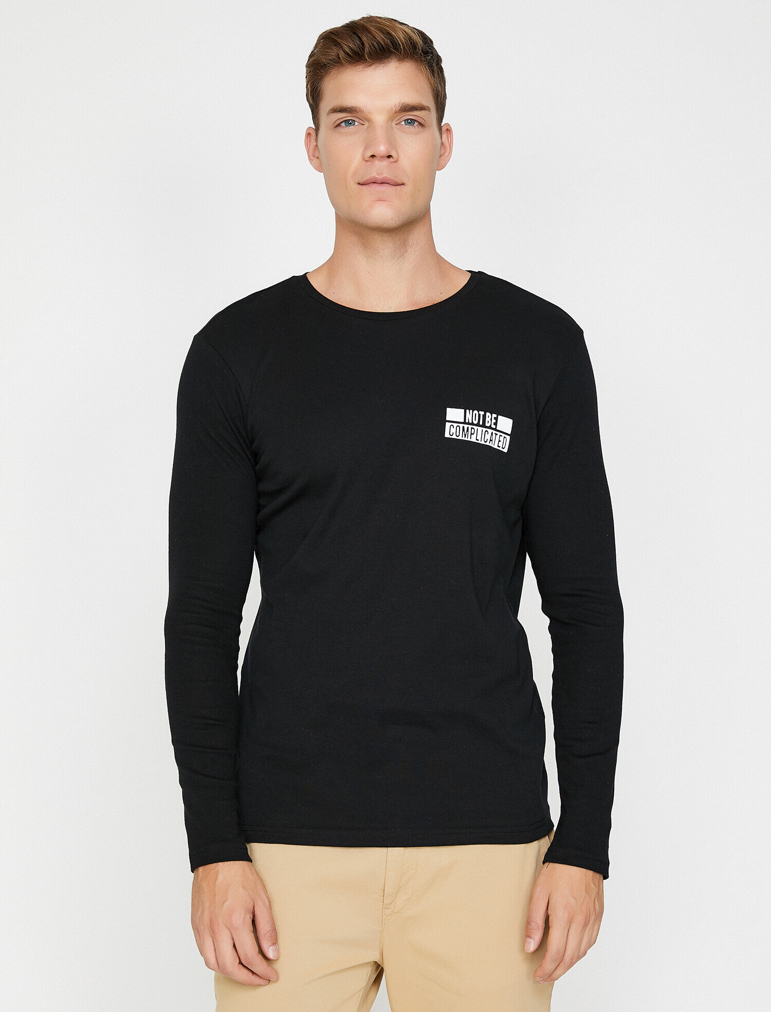   Baskılı Uzun Kollu Tişört