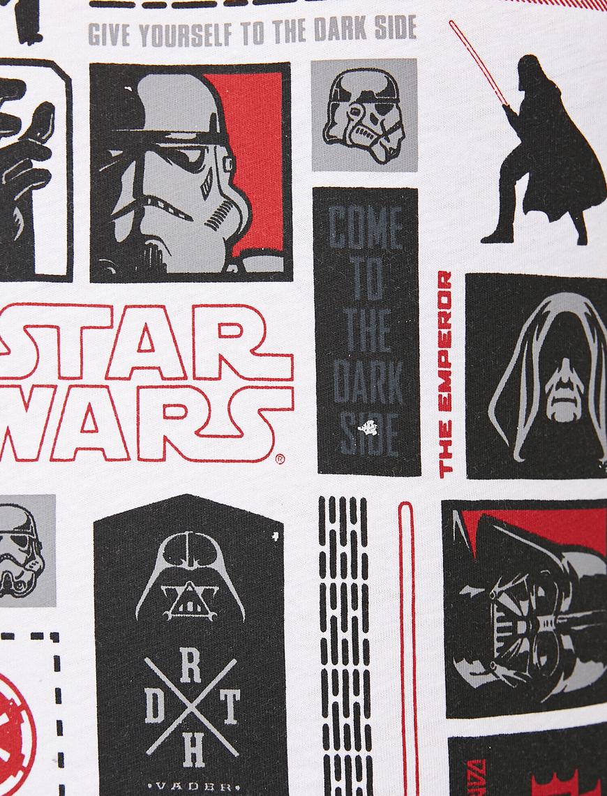   Star Wars Lisanslı Yazılı Baskılı T-Shirt