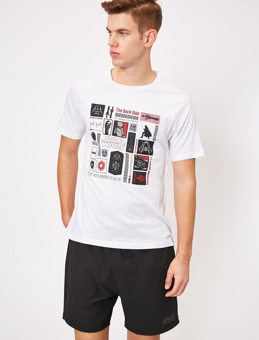   Star Wars Lisanslı Yazılı Baskılı T-Shirt
