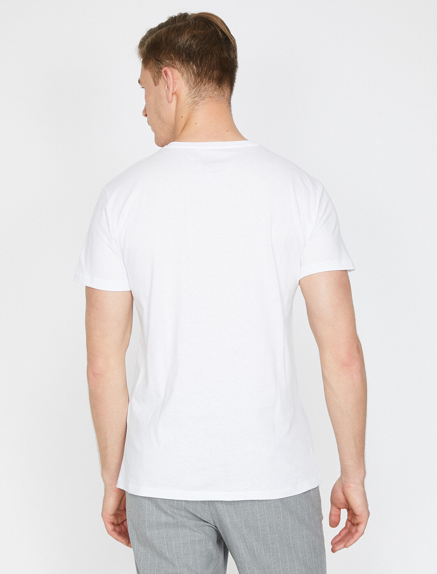   Baskılı Tişört Kısa Kollu