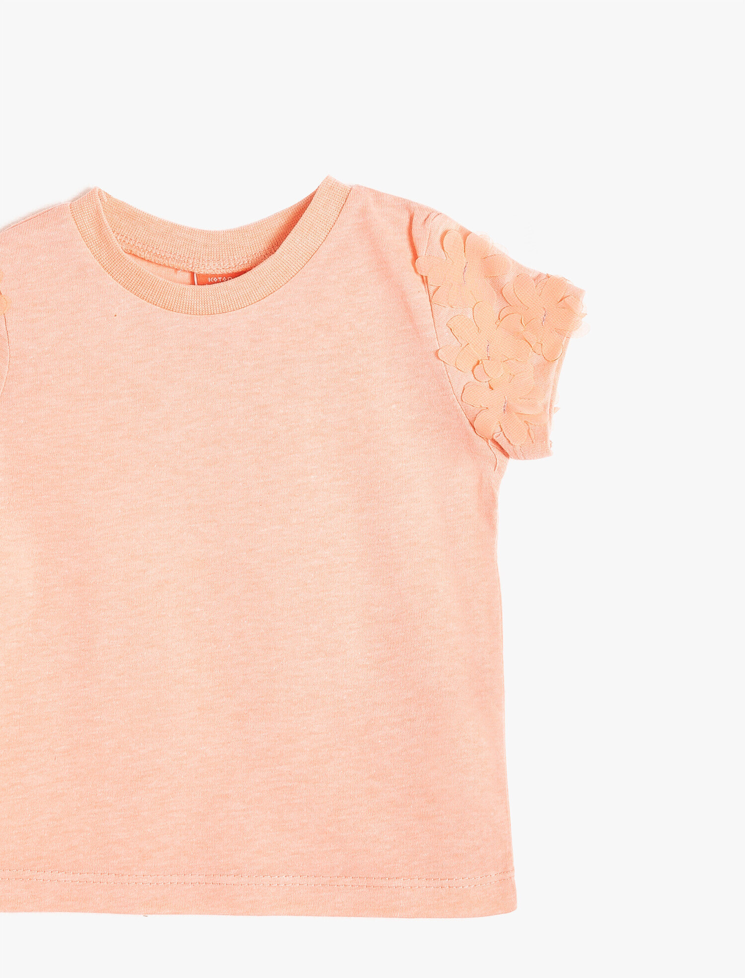 Kız Bebek Bisiklet Yaka Tişört