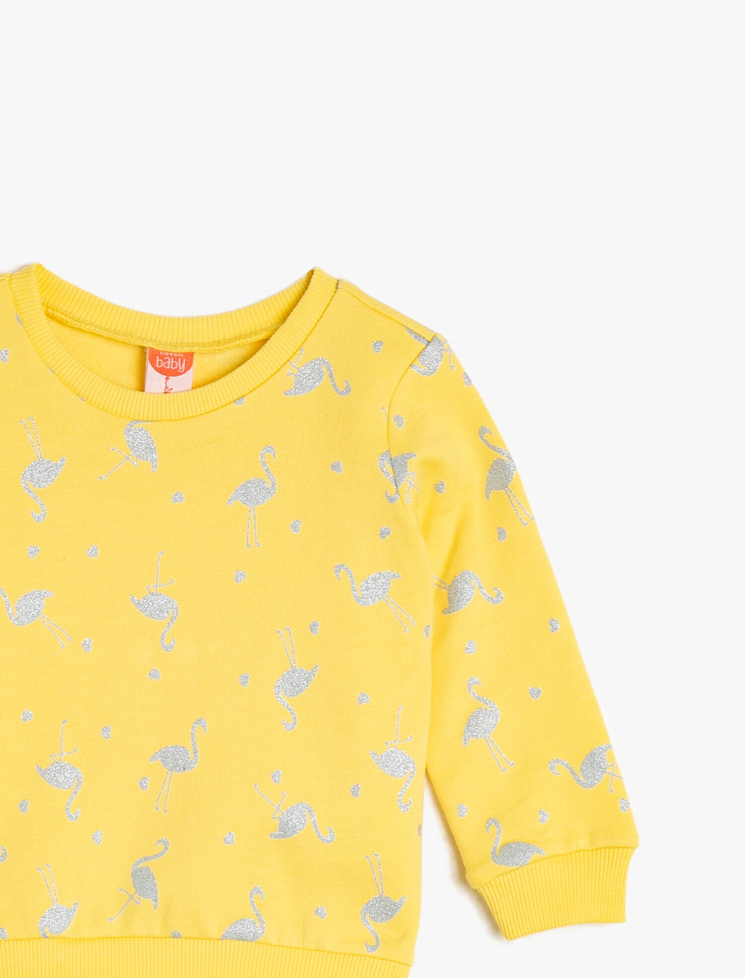  Kız Bebek Sim Detaylı Sweatshirt