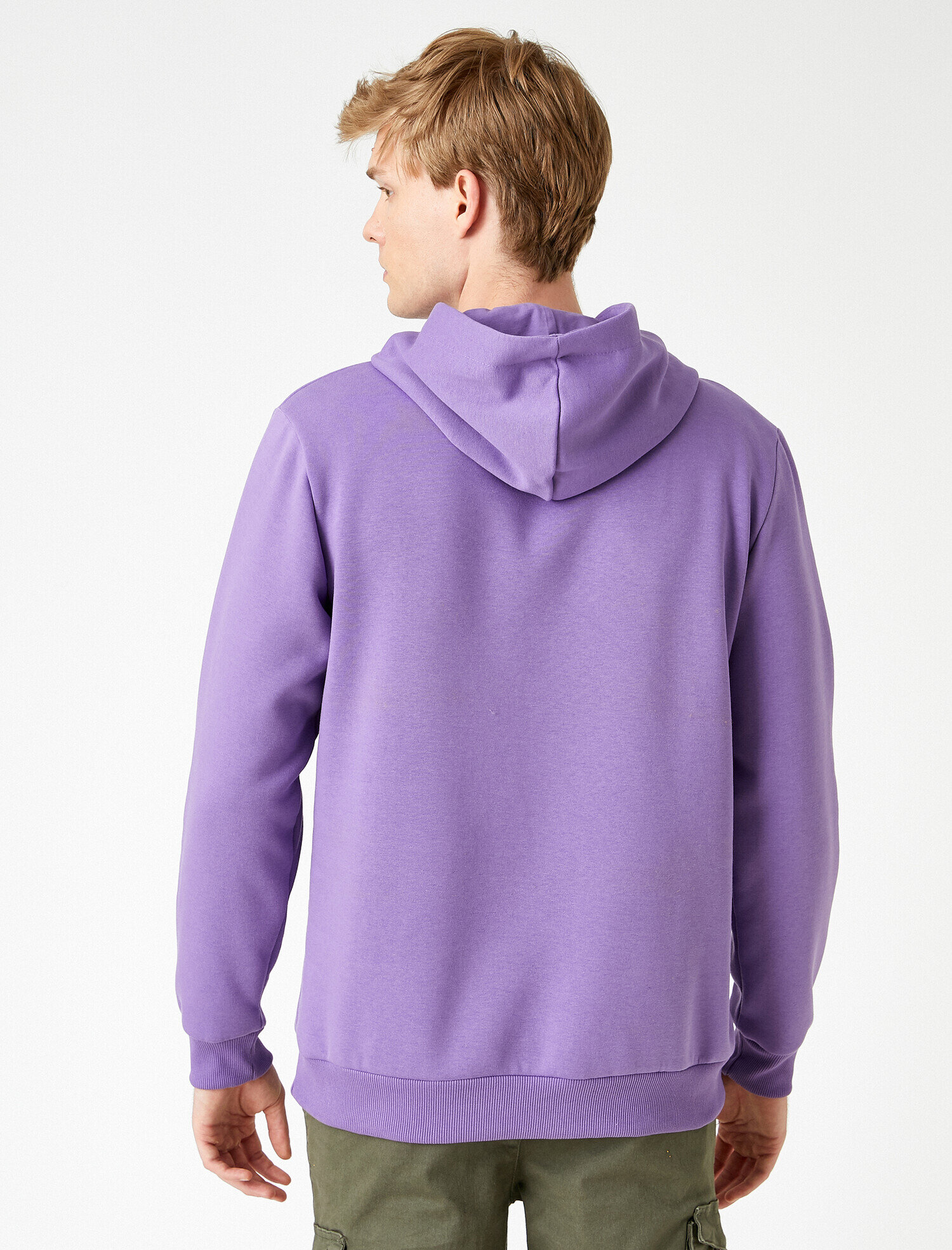   Kolej Baskılı Kapşonlu Sweatshirt